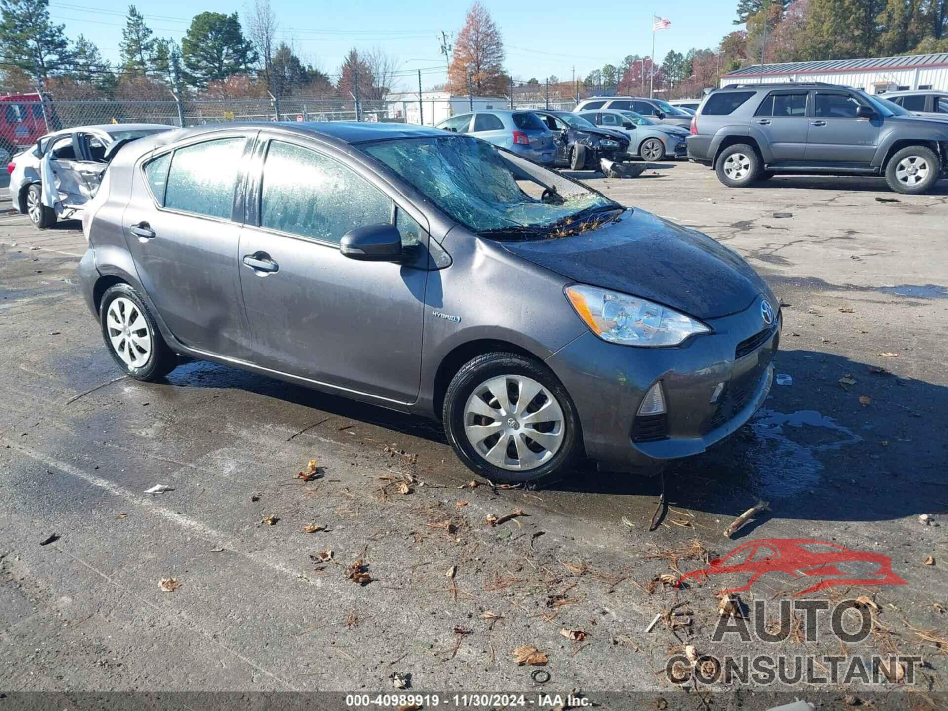 TOYOTA PRIUS C 2012 - JTDKDTB31C1003302