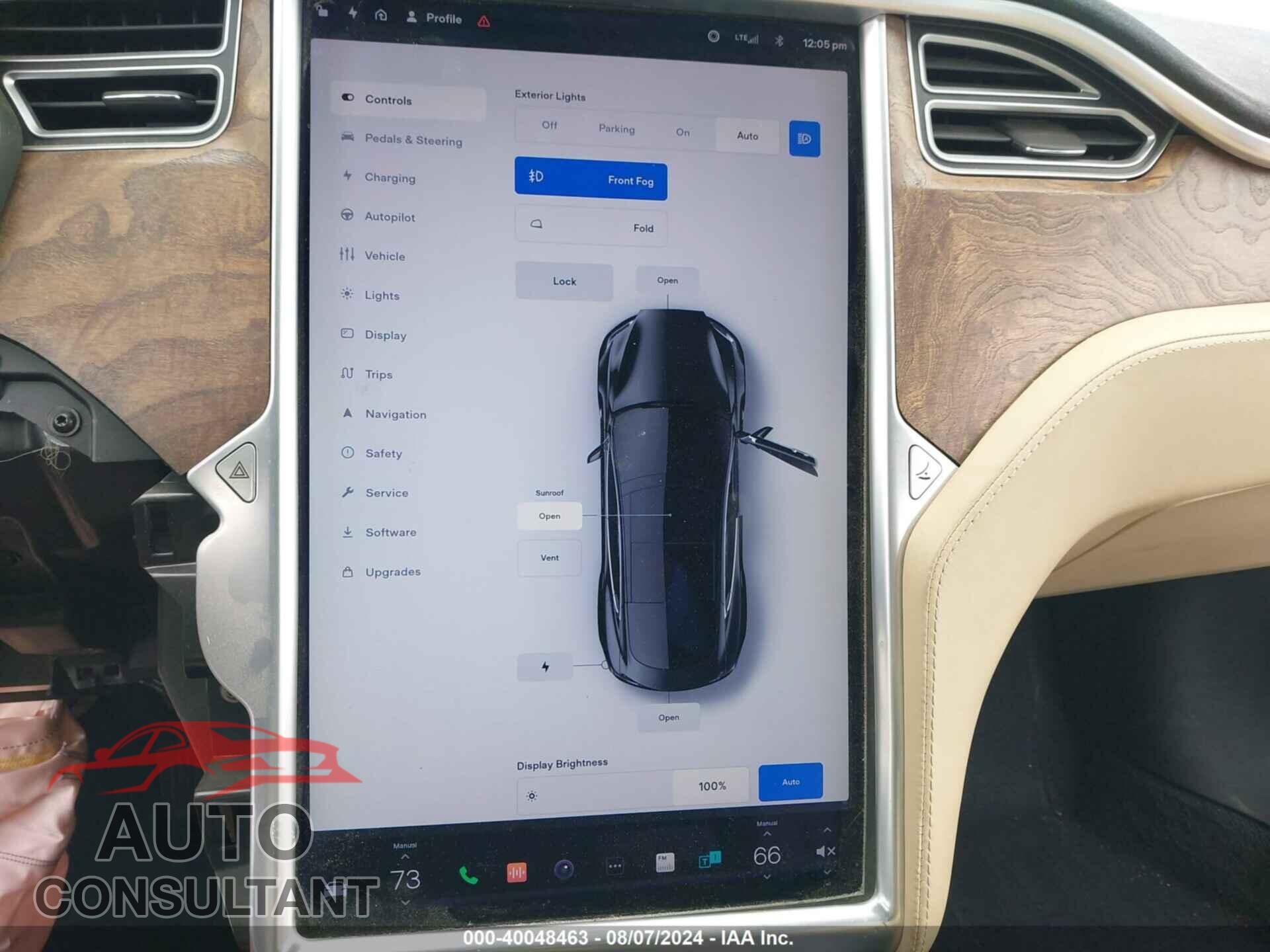 TESLA MODEL S 2016 - 5YJSA1E25GF169089