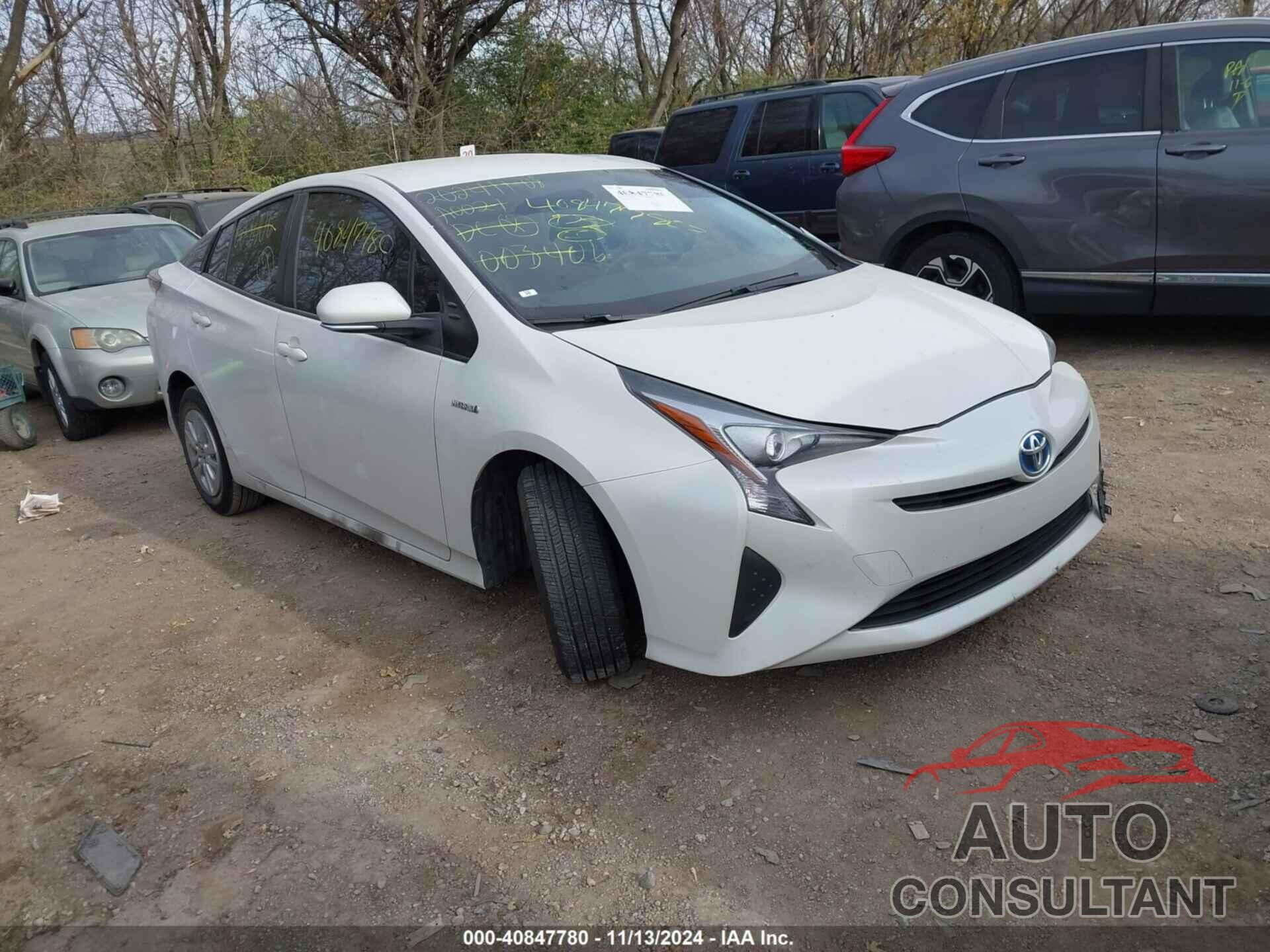 TOYOTA PRIUS 2016 - JTDKBRFU5G3003406