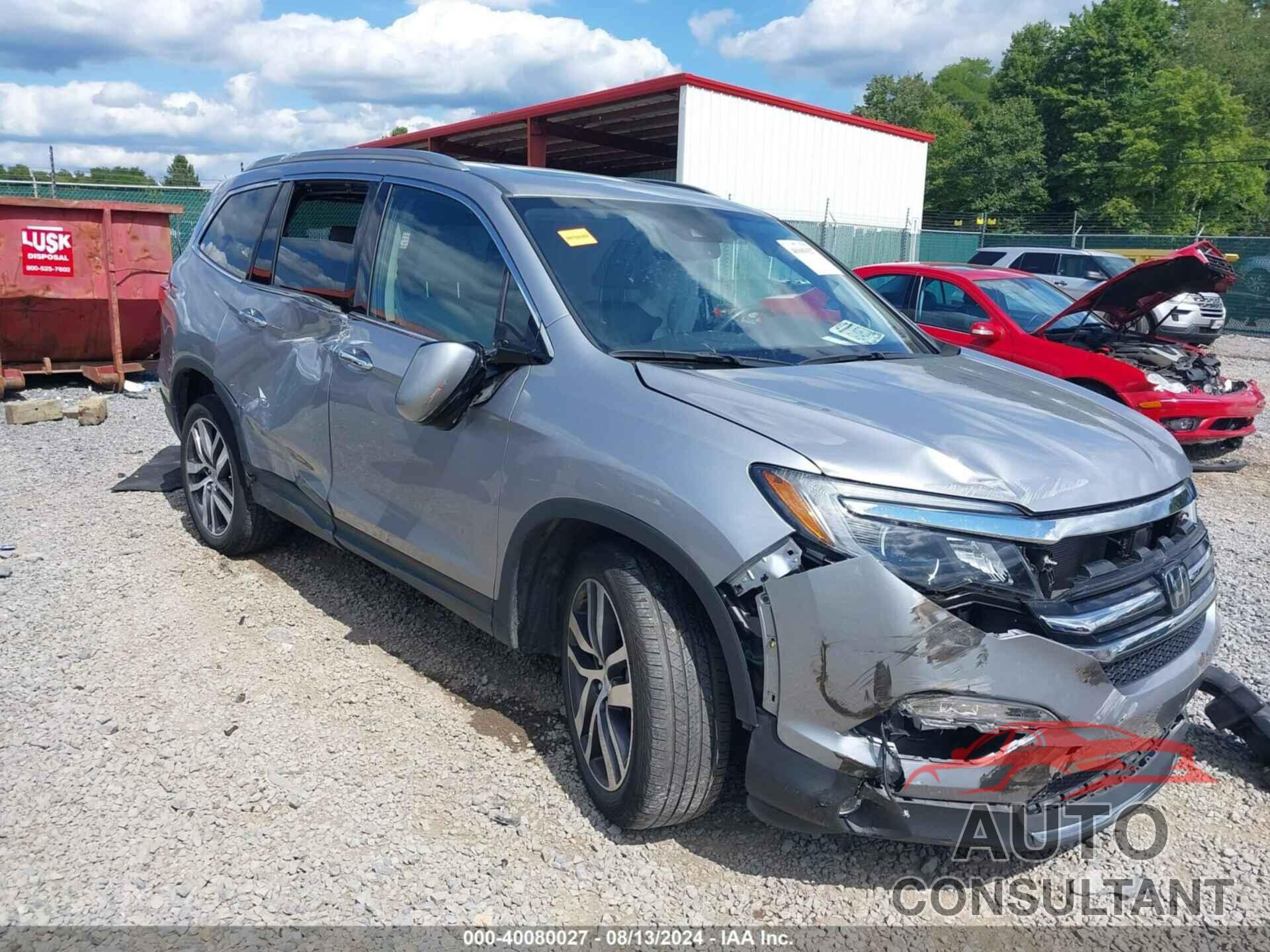 HONDA PILOT 2018 - 5FNYF6H91JB038072