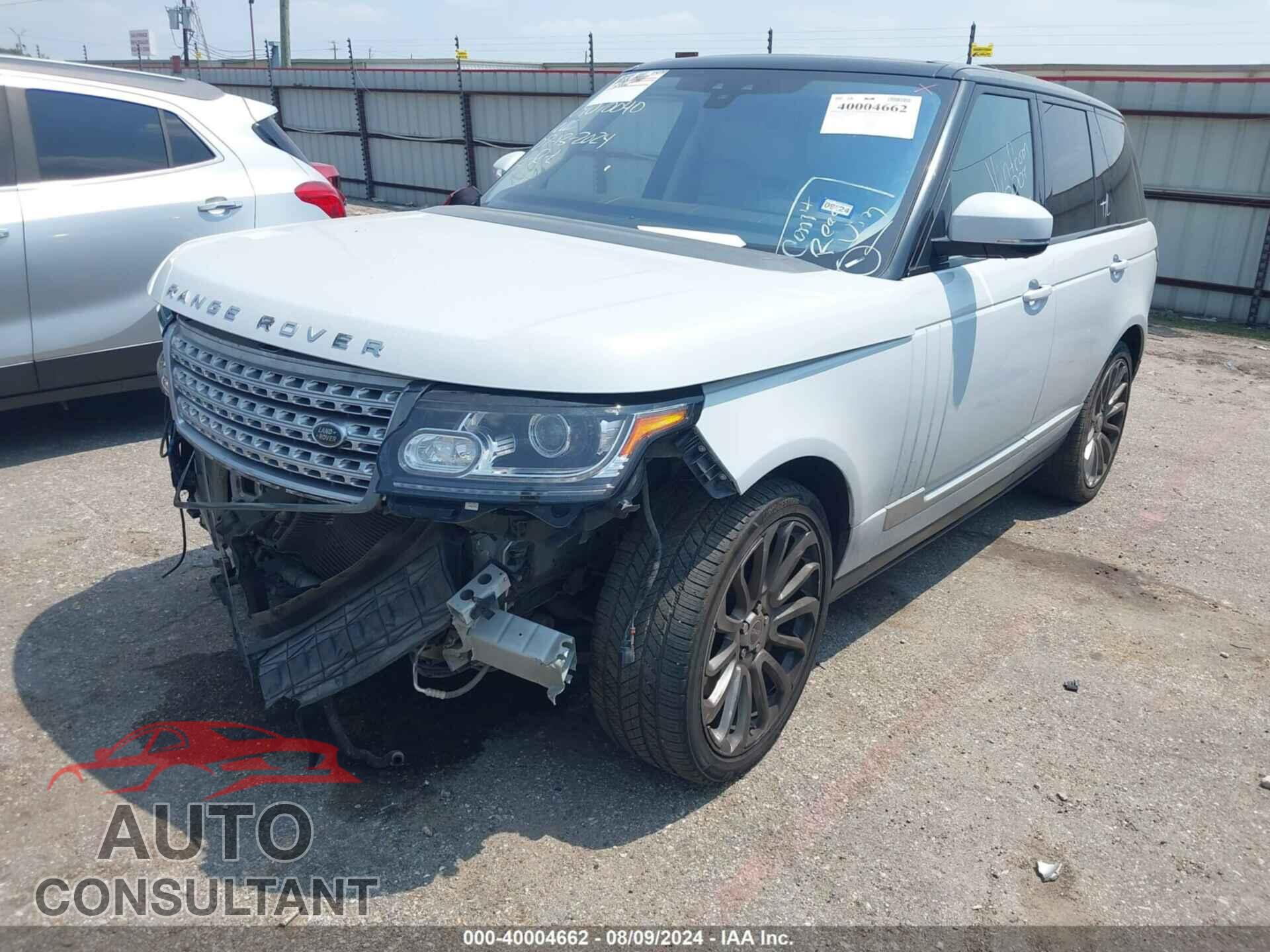 LAND ROVER RANGE ROVER 2017 - SALGS2FE8HA324433