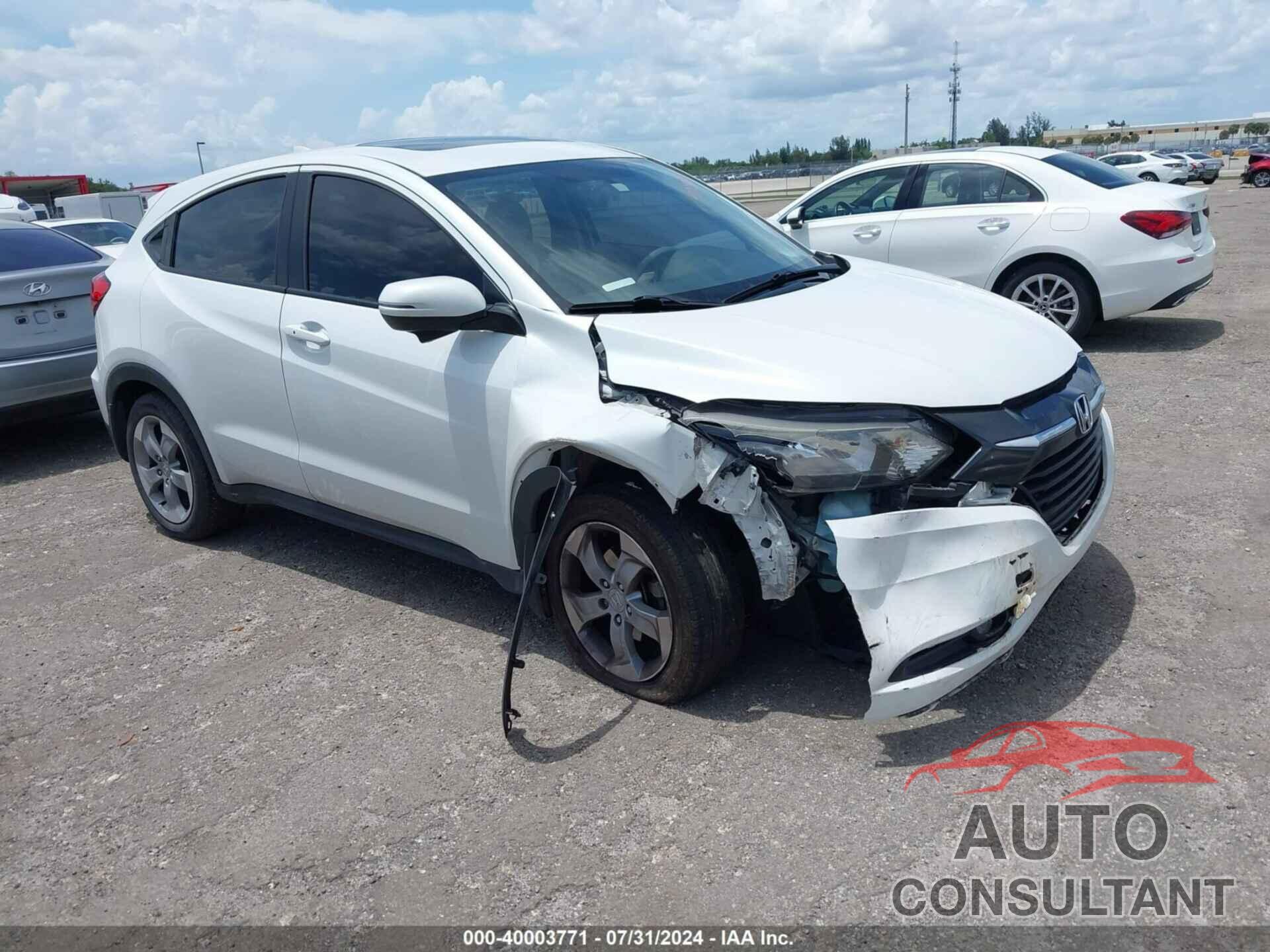 HONDA HR-V 2017 - 3CZRU5H54HM714306