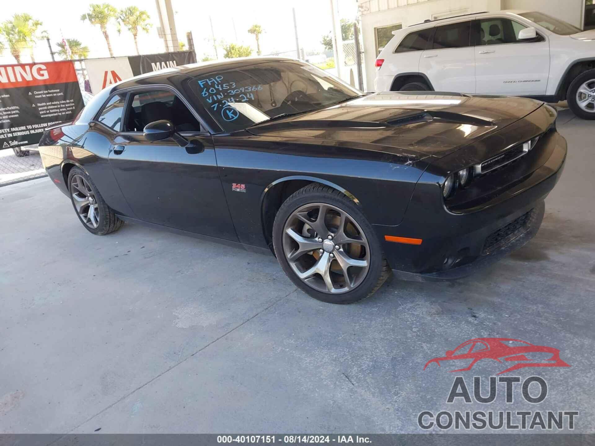 DODGE CHALLENGER 2016 - 2C3CDZBT8GH309366