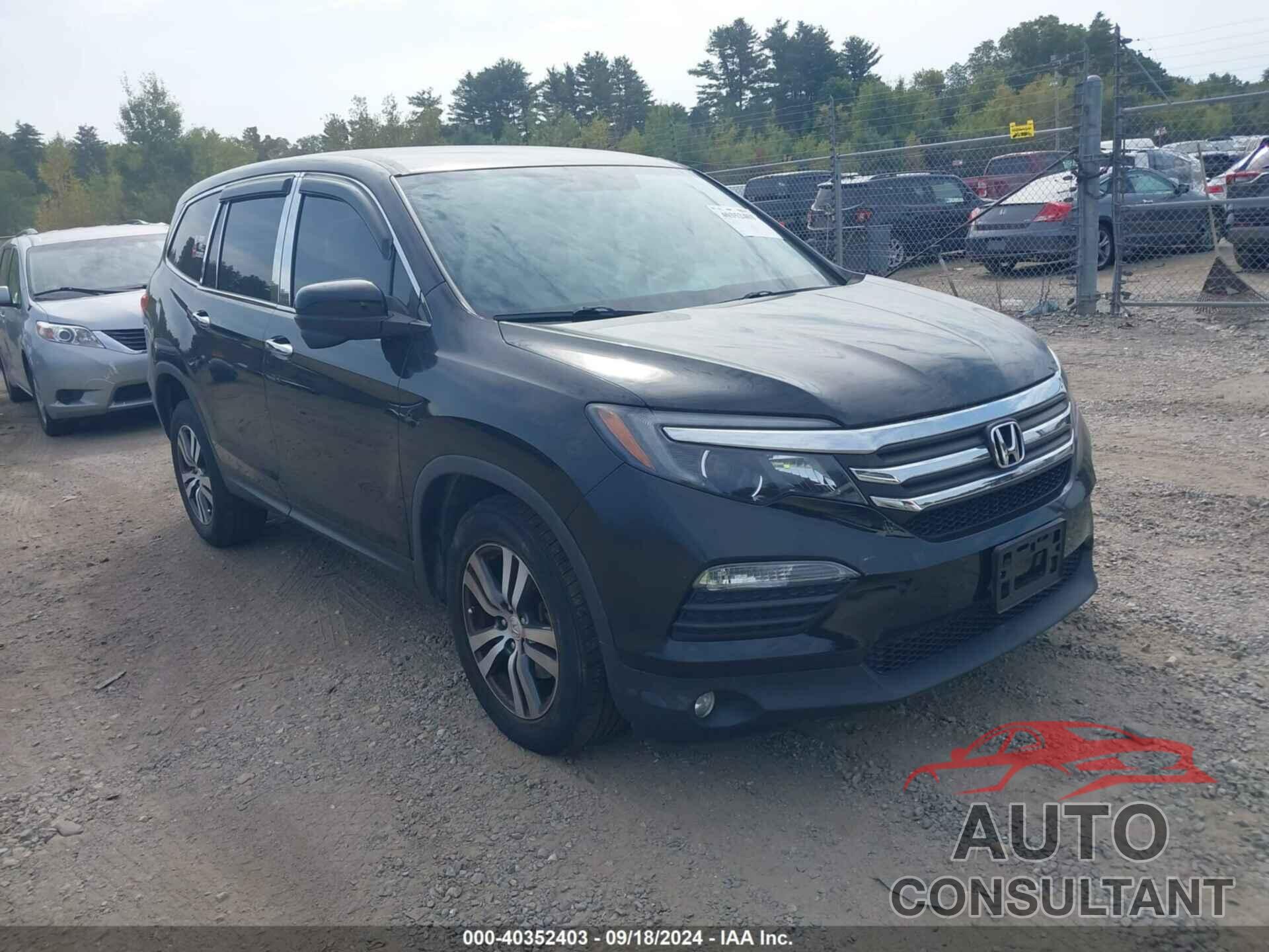 HONDA PILOT 2018 - 5FNYF6H38JB054359