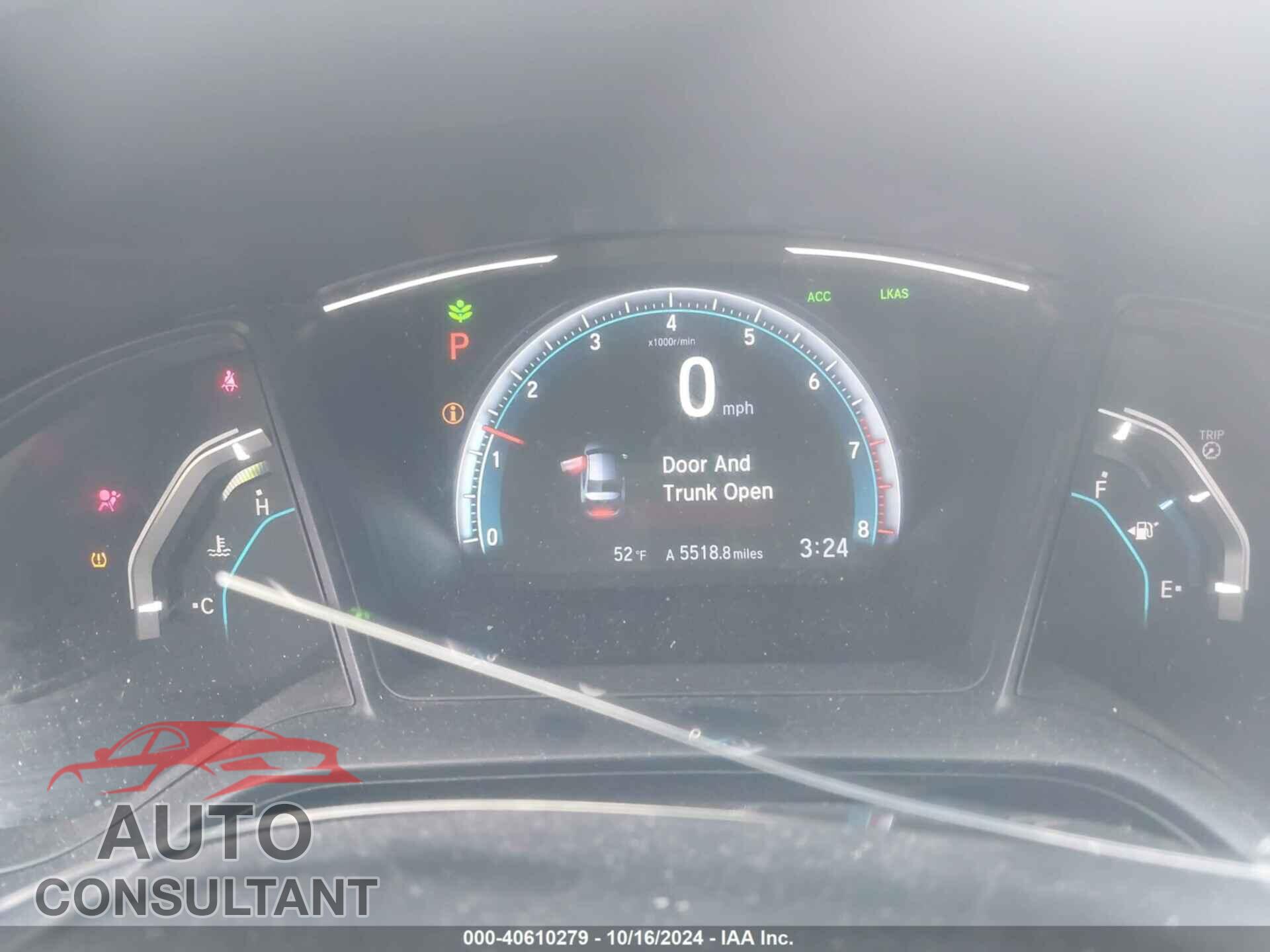 HONDA CIVIC 2020 - 2HGFC2F69LH532597