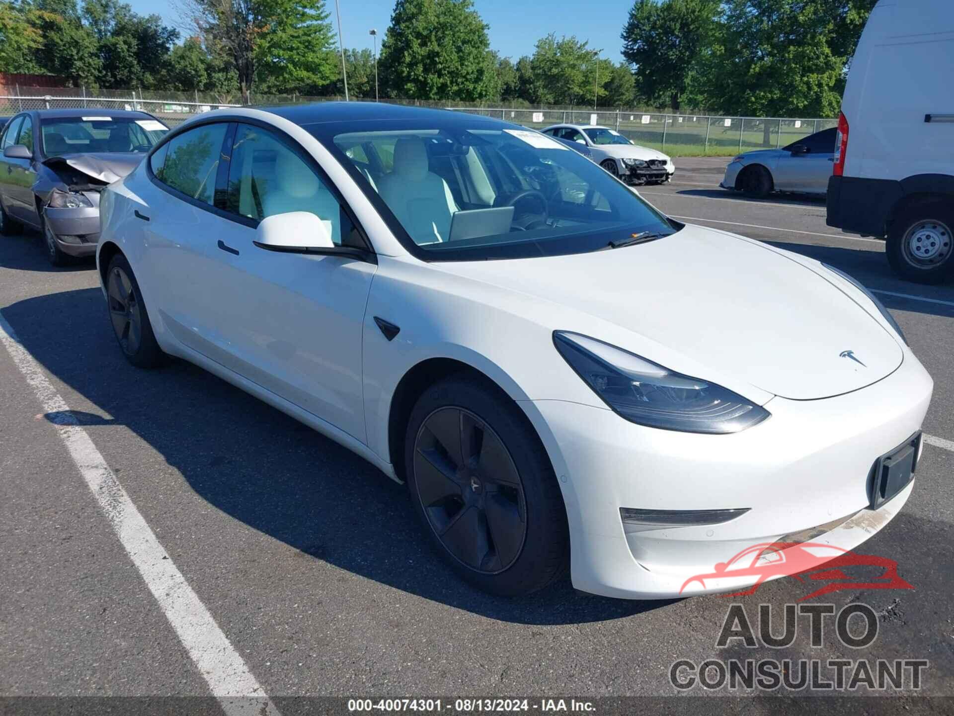 TESLA MODEL 3 2022 - 5YJ3E1EAXNF123321