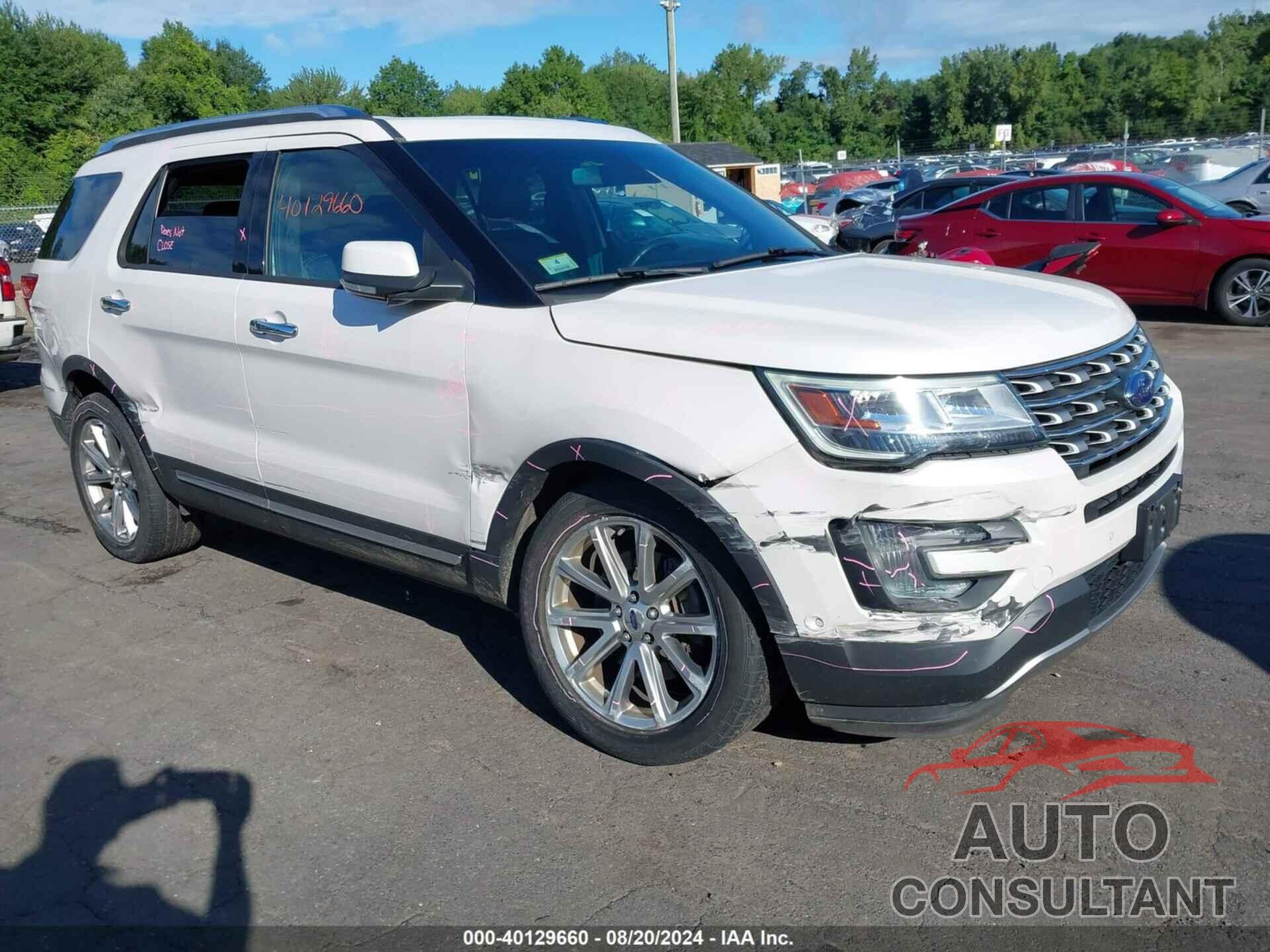 FORD EXPLORER 2017 - 1FM5K8F81HGB58258