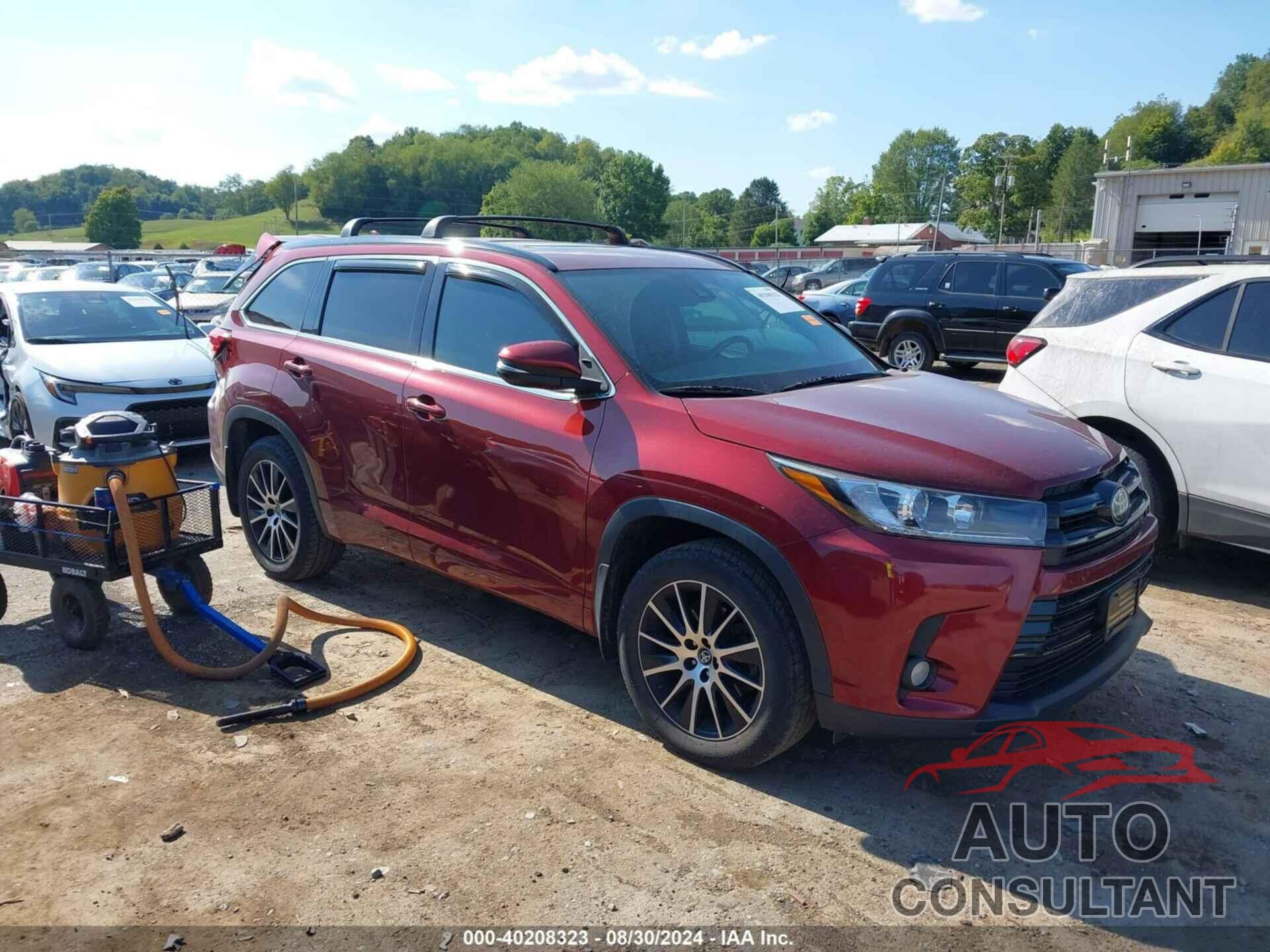 TOYOTA HIGHLANDER 2017 - 5TDJZRFH9HS432798