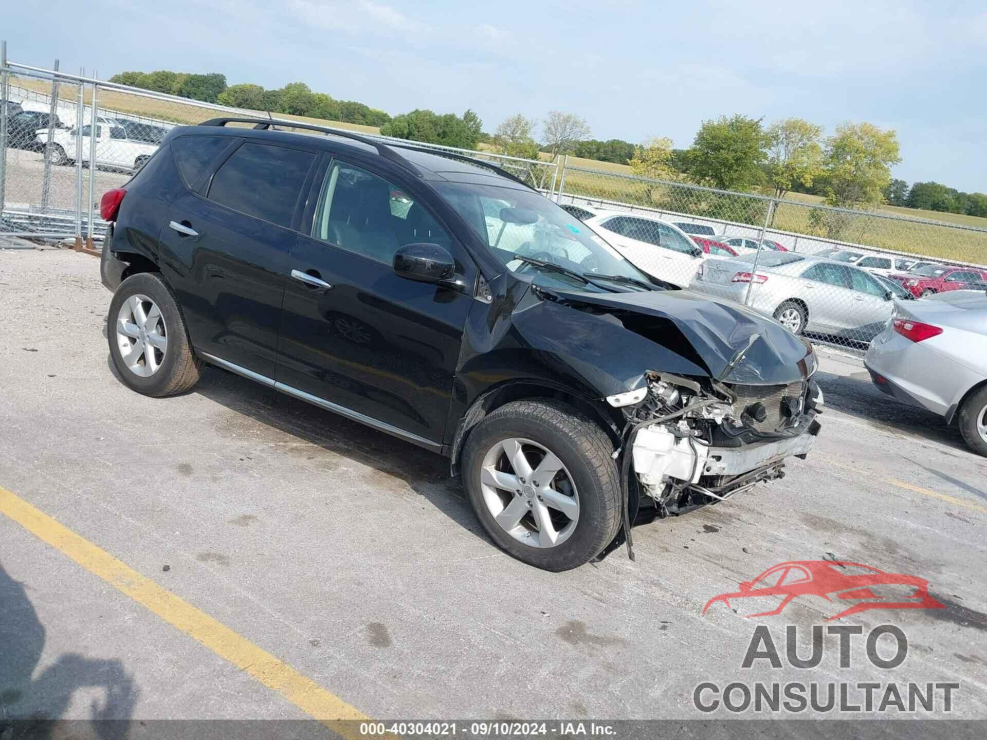 NISSAN MURANO 2010 - JN8AZ1MW0AW121628