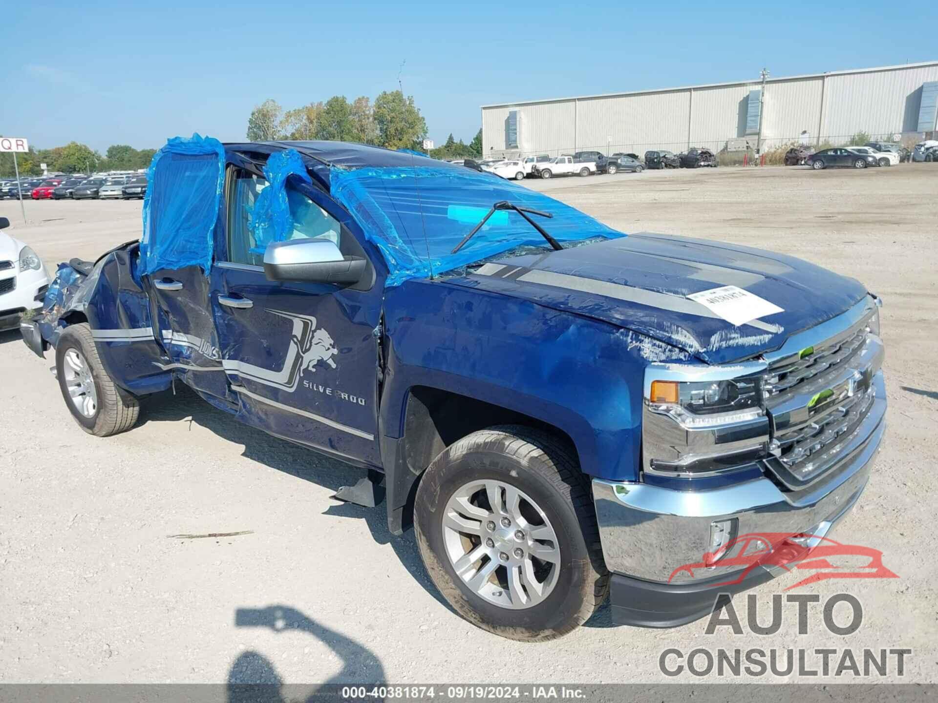 CHEVROLET SILVERADO 1500 2016 - 1GCRCSEC1GZ362390