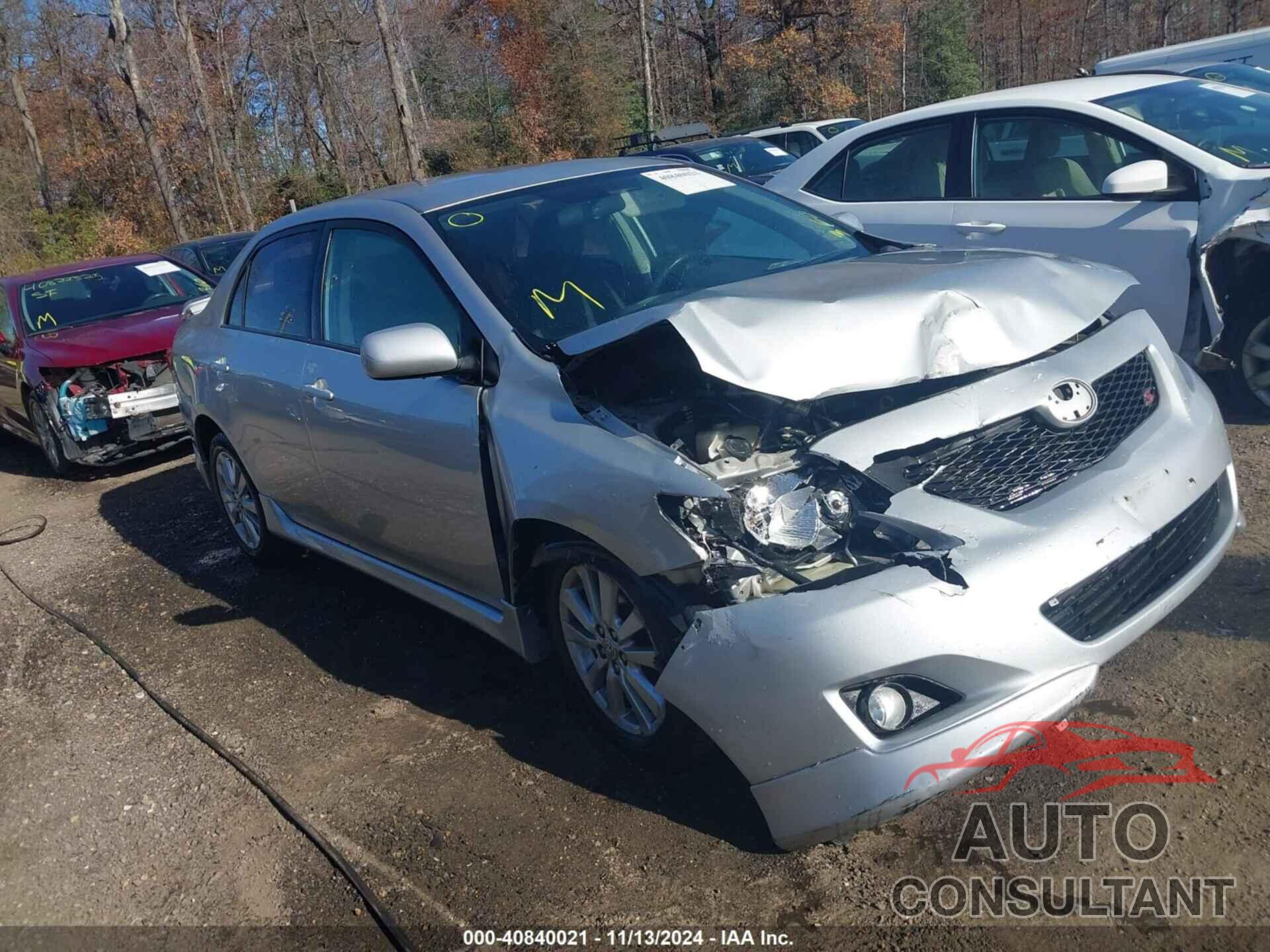 TOYOTA COROLLA 2010 - 1NXBU4EE8AZ199197