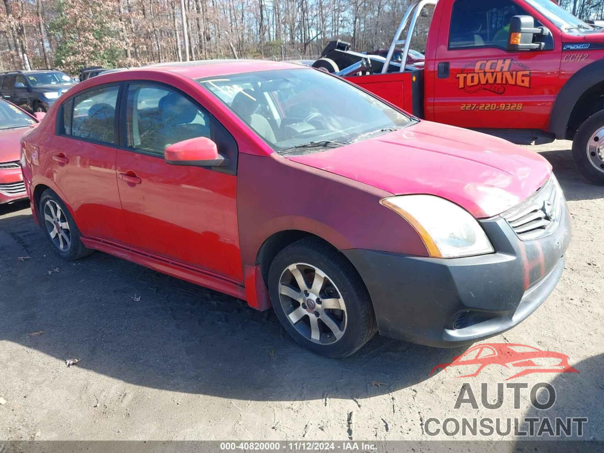 NISSAN SENTRA 2012 - 3N1AB6APXCL761092