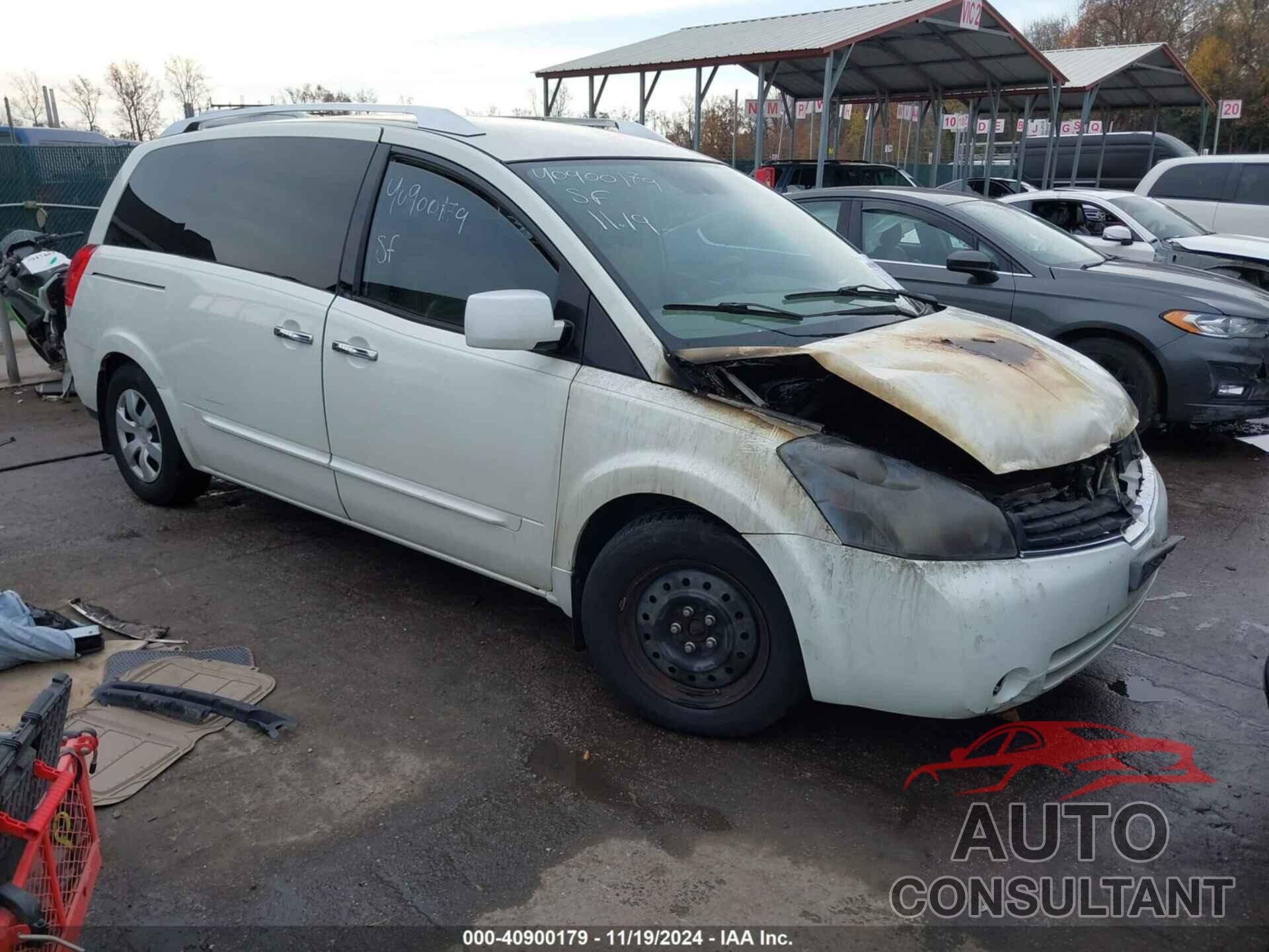 NISSAN QUEST 2009 - 5N1BV28U79N101240