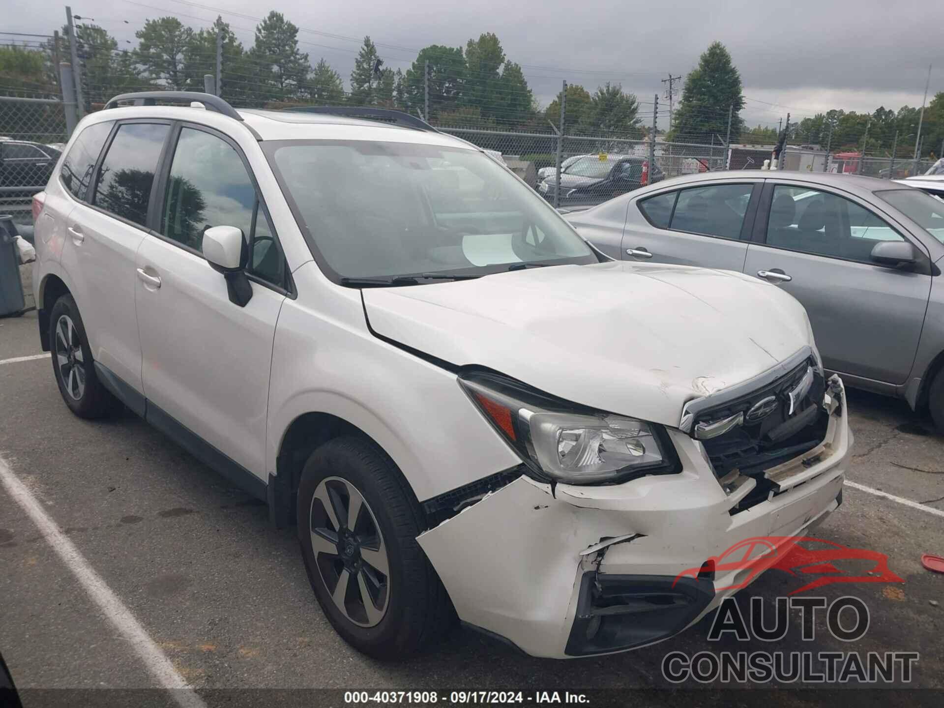 SUBARU FORESTER 2018 - JF2SJAGC3JH492720