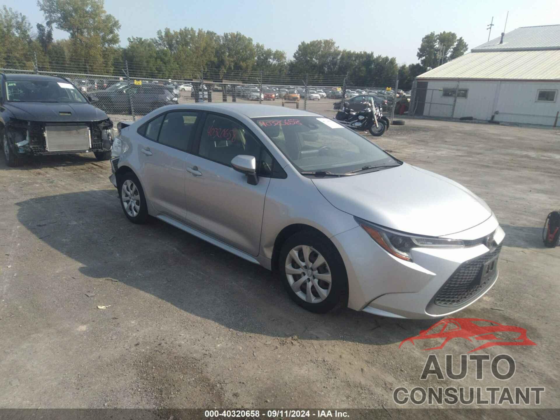 TOYOTA COROLLA 2020 - JTDEPRAE3LJ053516