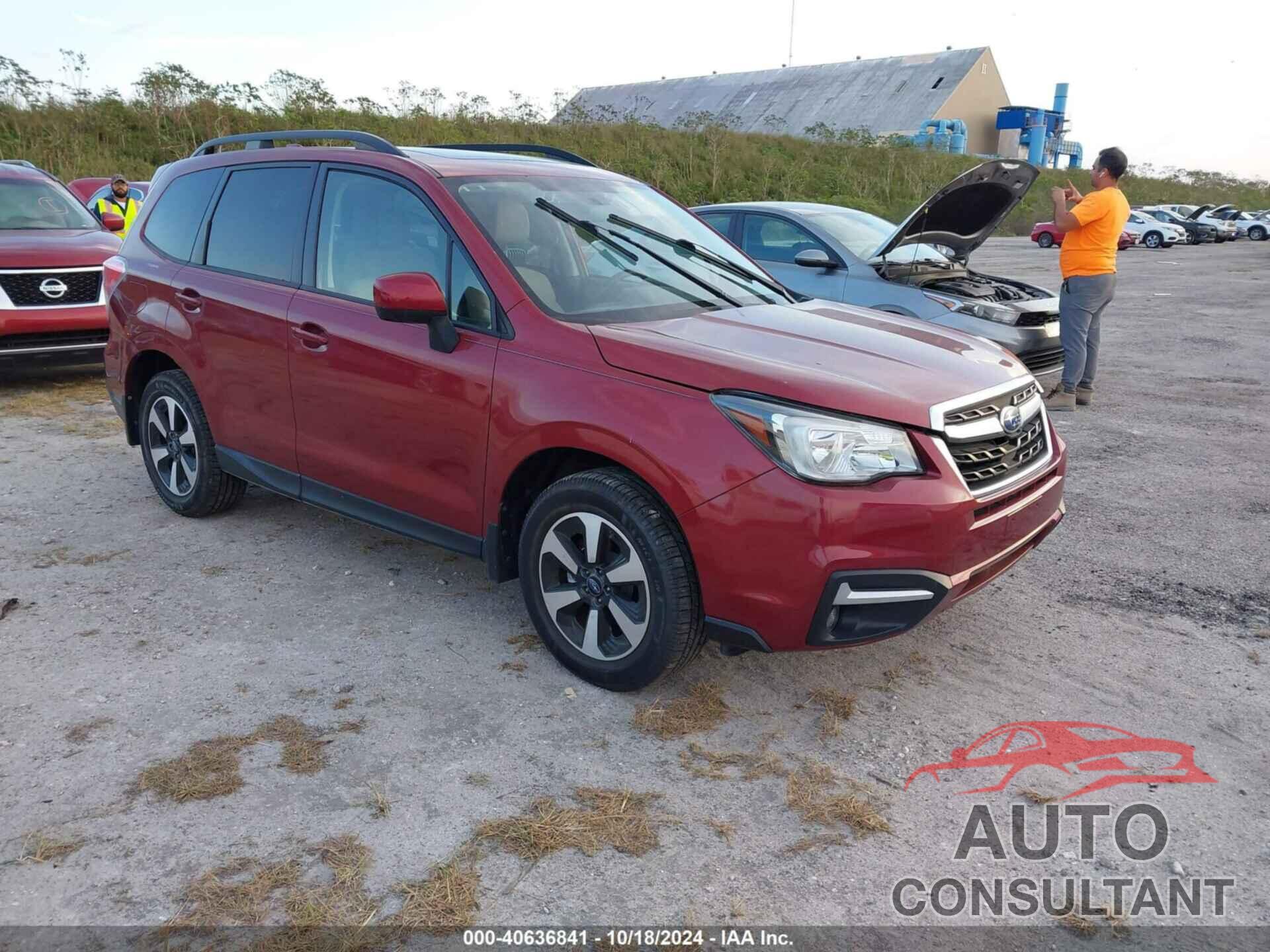 SUBARU FORESTER 2017 - JF2SJAGC9HH451552