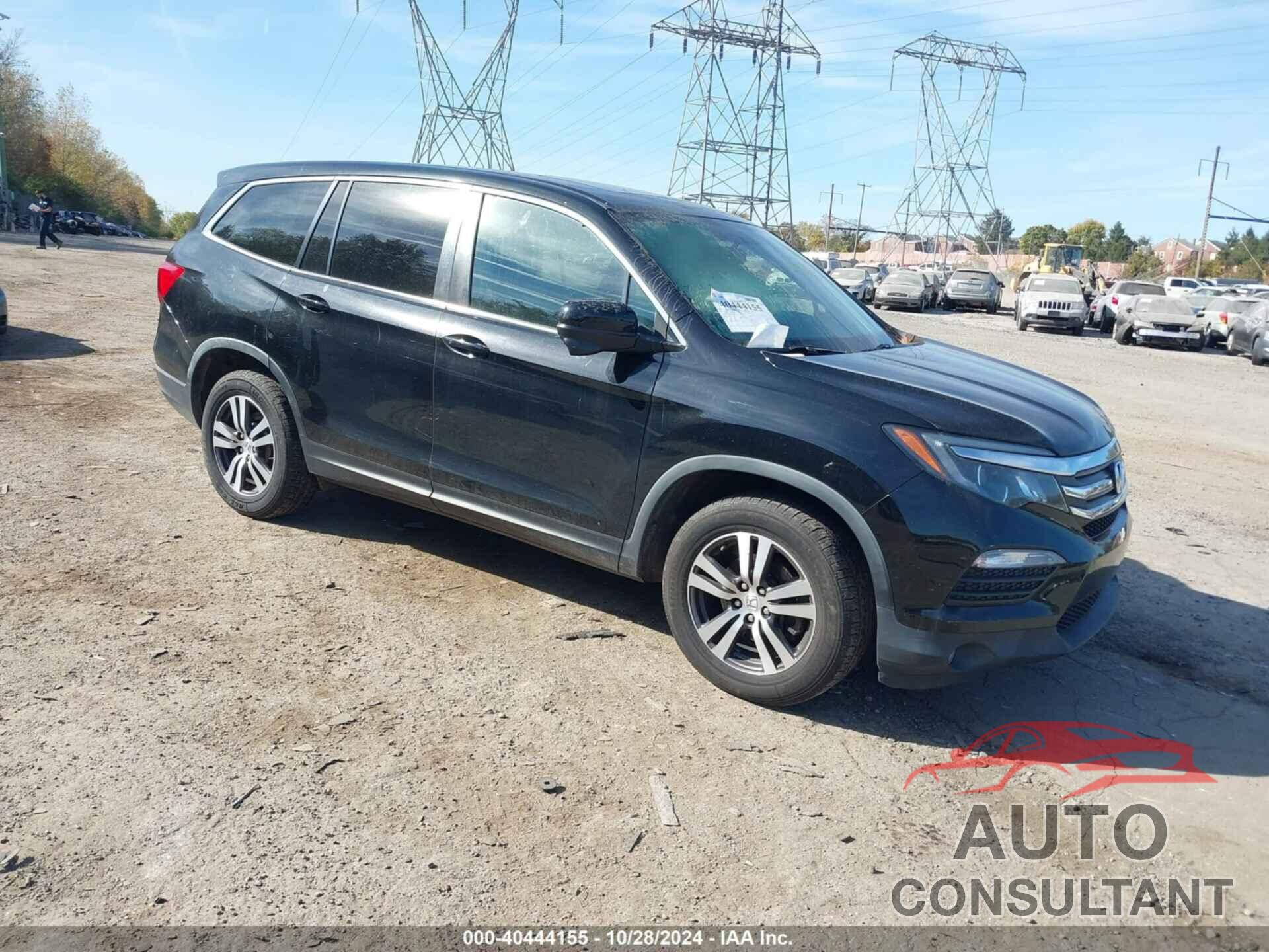 HONDA PILOT 2016 - 5FNYF6H5XGB113535