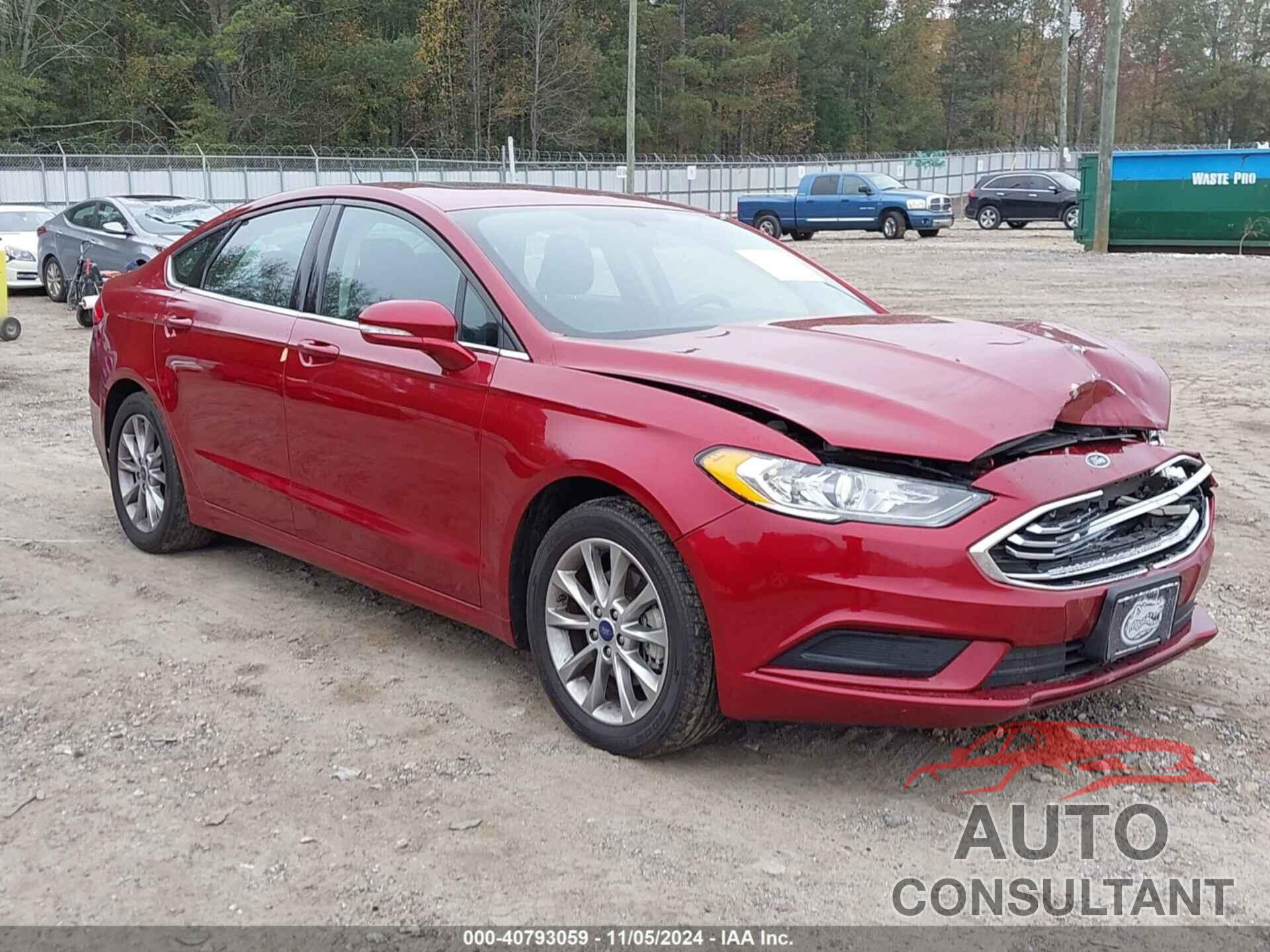 FORD FUSION 2017 - 3FA6P0HD4HR308660