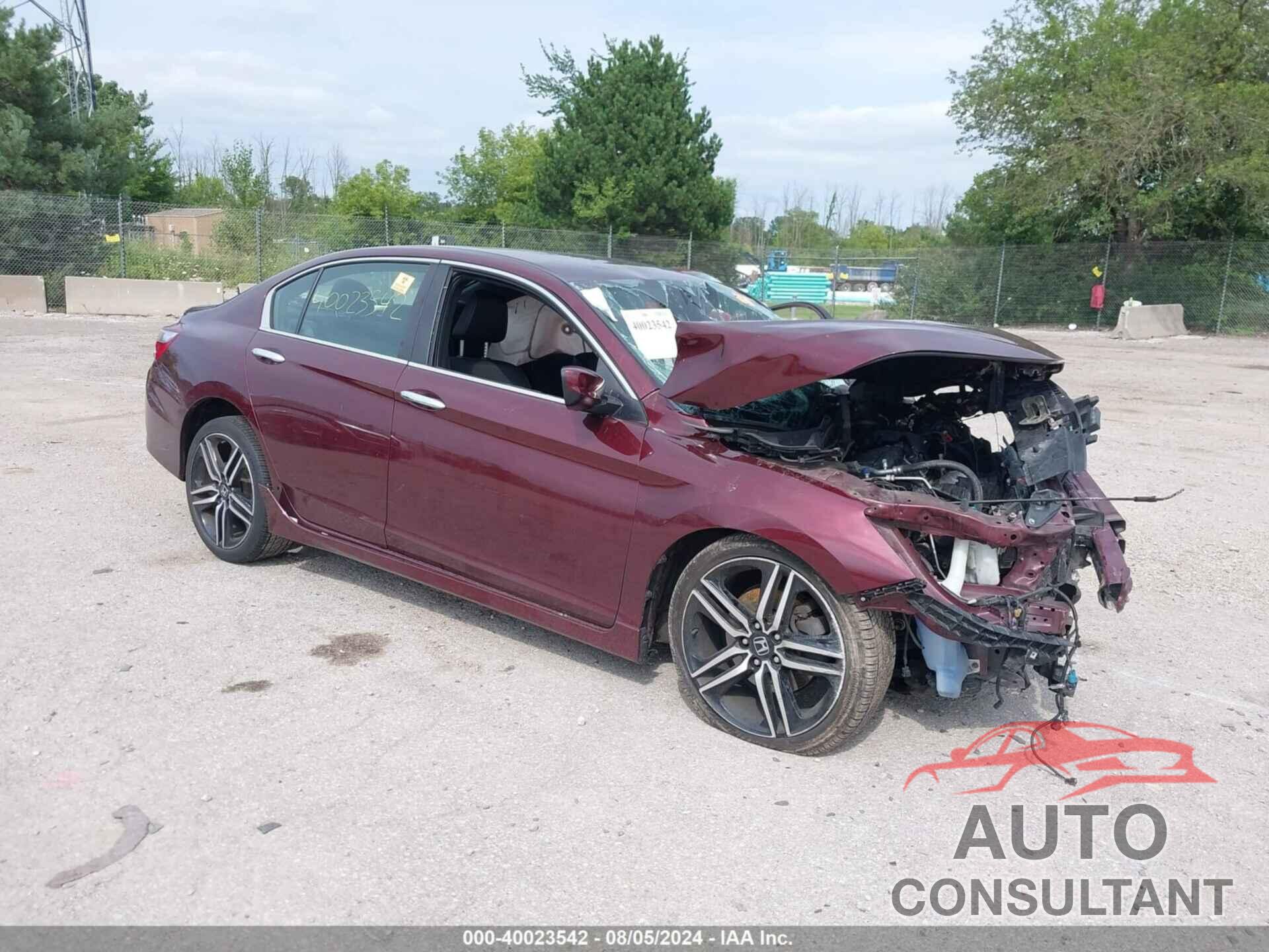 HONDA ACCORD 2017 - 1HGCR2F60HA066453