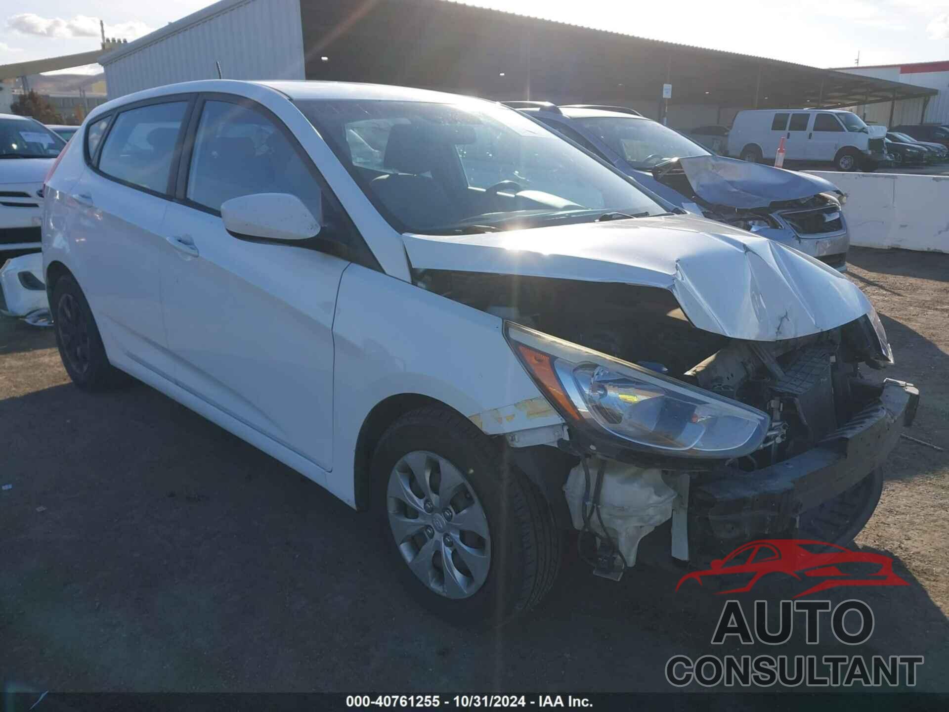 HYUNDAI ACCENT 2016 - KMHCT5AE9GU280267