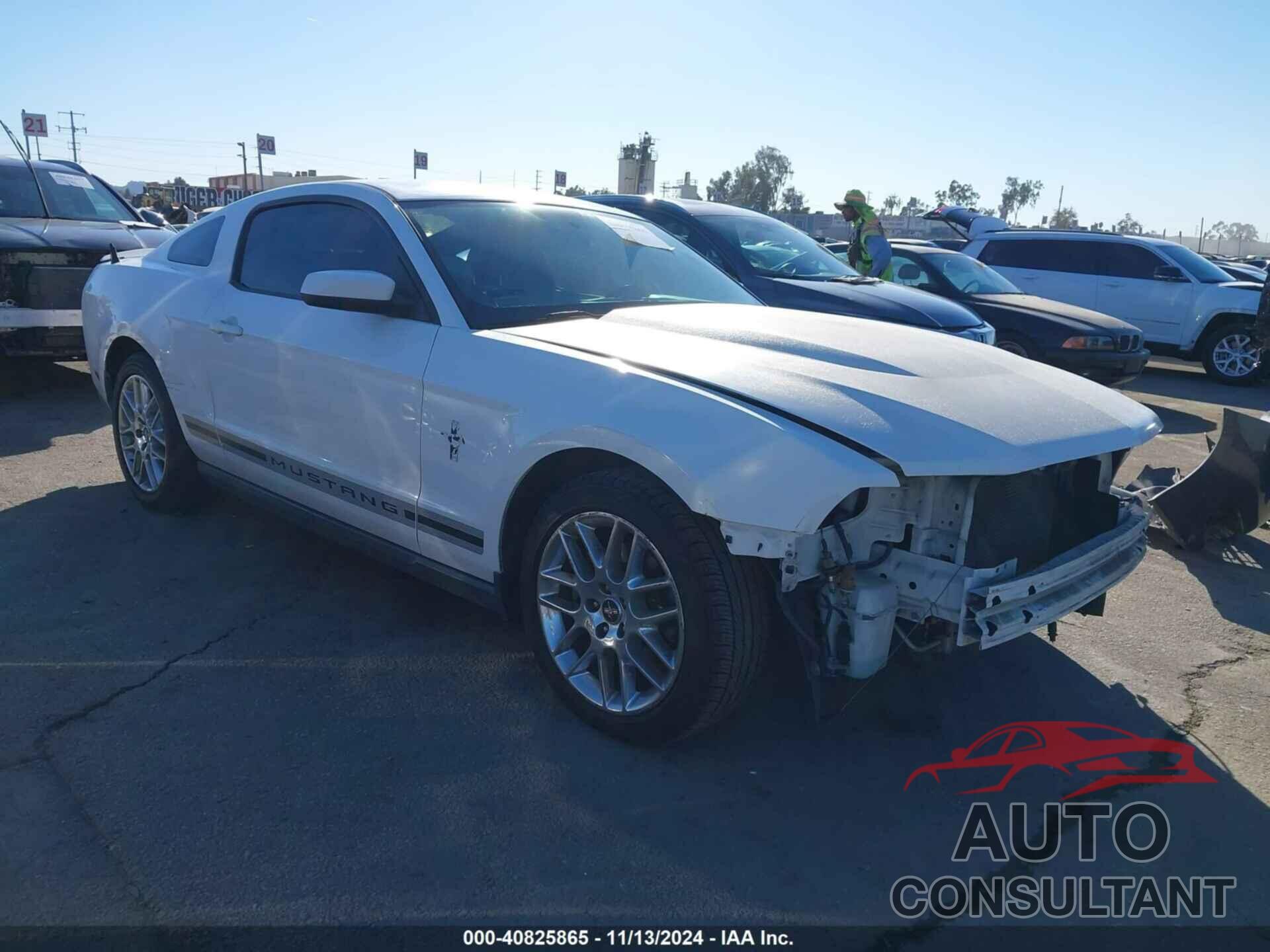 FORD MUSTANG 2012 - 1ZVBP8AM0C5232803