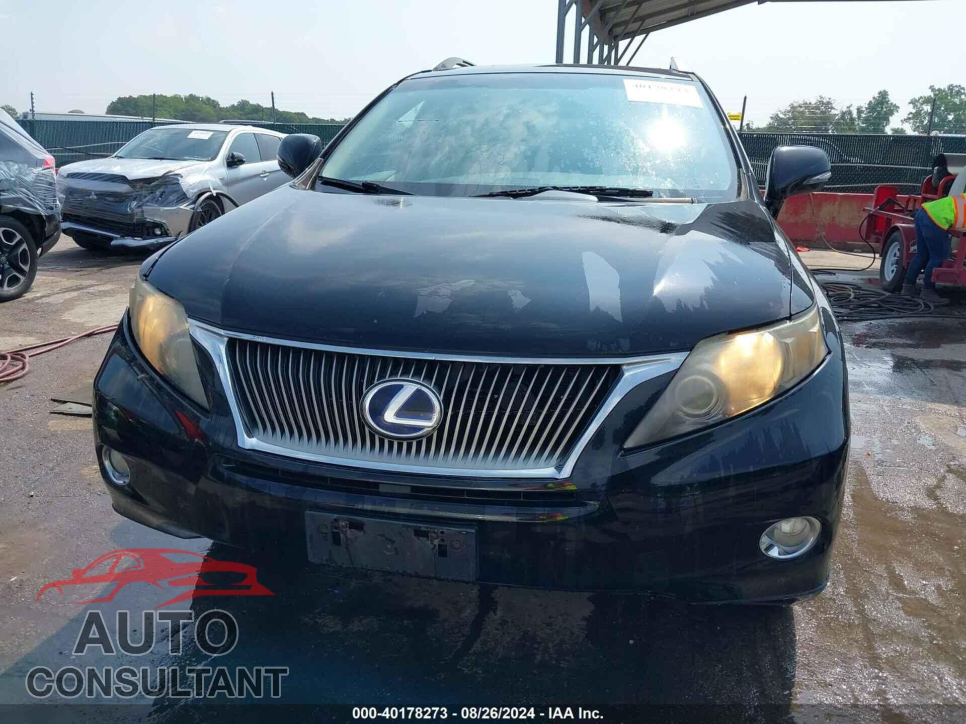 LEXUS RX 450H 2011 - JTJBC1BA6B2417543