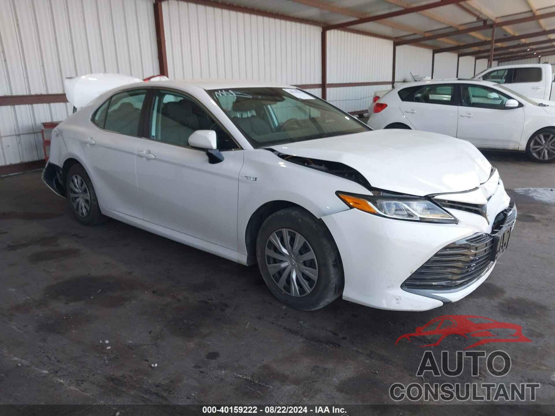 TOYOTA CAMRY HYBRID 2019 - 4T1B31HK4KU513593