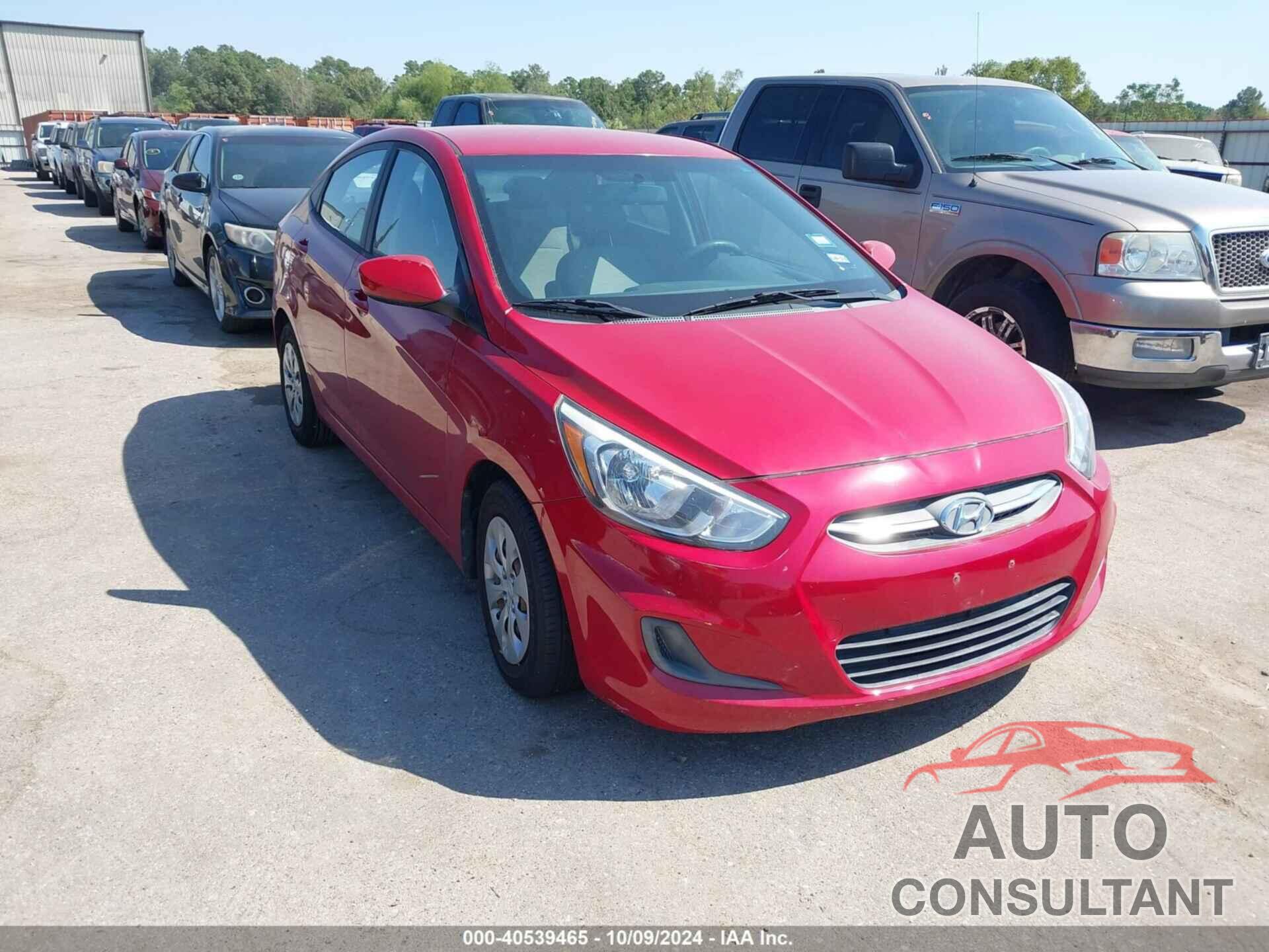 HYUNDAI ACCENT 2017 - KMHCT4AE9HU185686