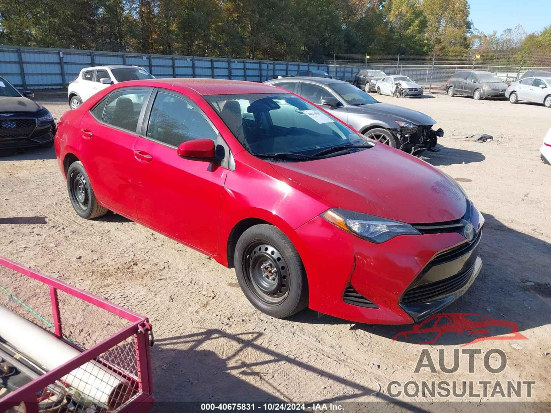 TOYOTA COROLLA 2017 - 2T1BURHE1HC885201