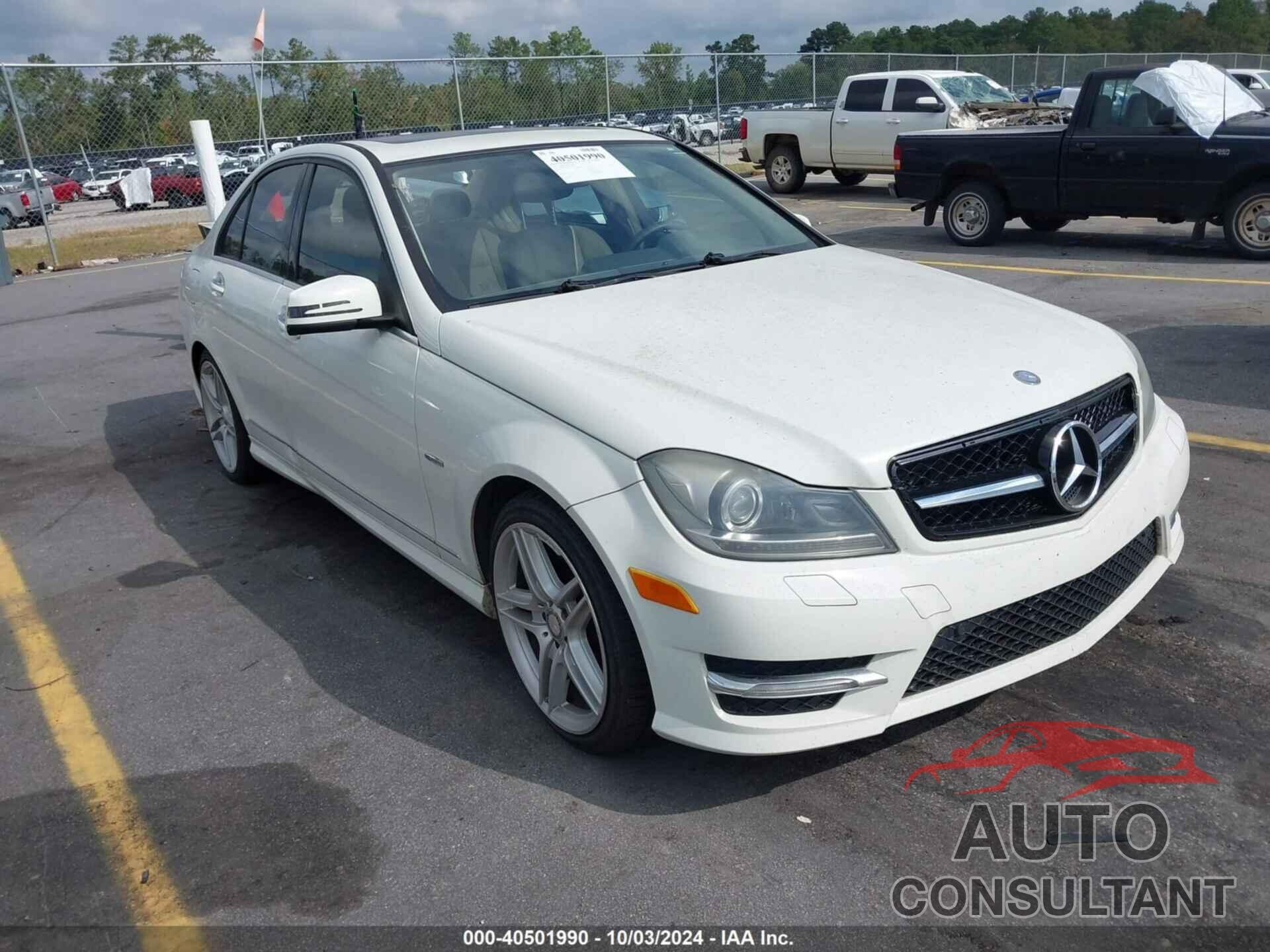 MERCEDES-BENZ C 250 2012 - WDDGF4HB1CA605966