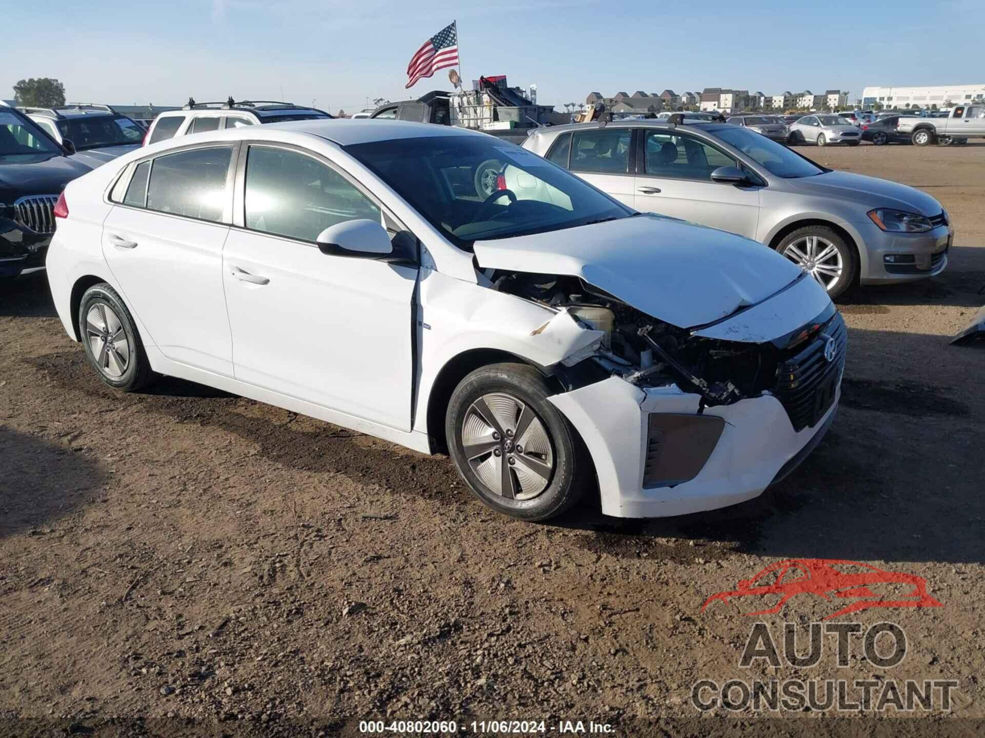 HYUNDAI IONIQ HYBRID 2019 - KMHC65LC8KU170743