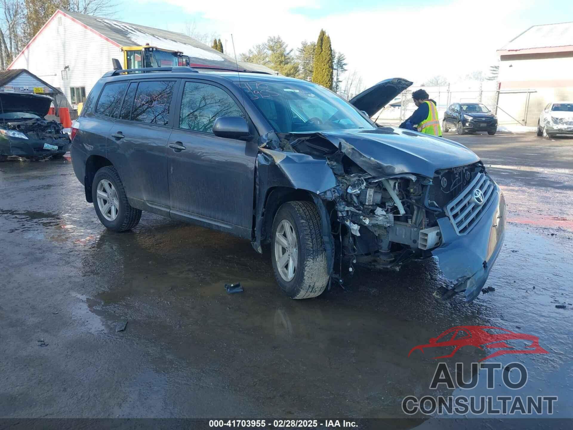 TOYOTA HIGHLANDER 2010 - 5TDBK3EH8AS007456