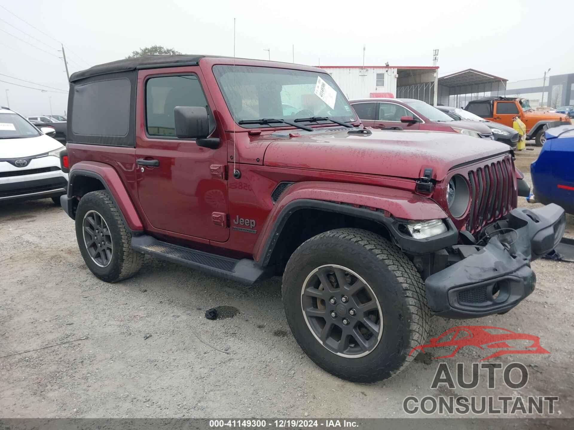 JEEP WRANGLER 2021 - 1C4GJXAN8MW700480