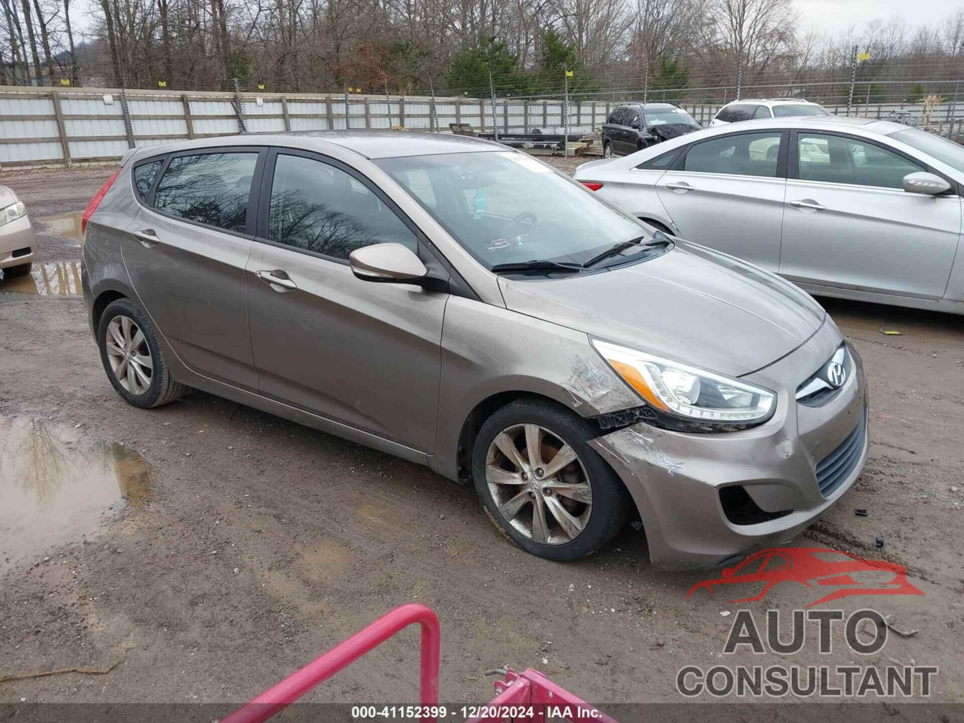 HYUNDAI ACCENT 2014 - KMHCU5AE9EU142867