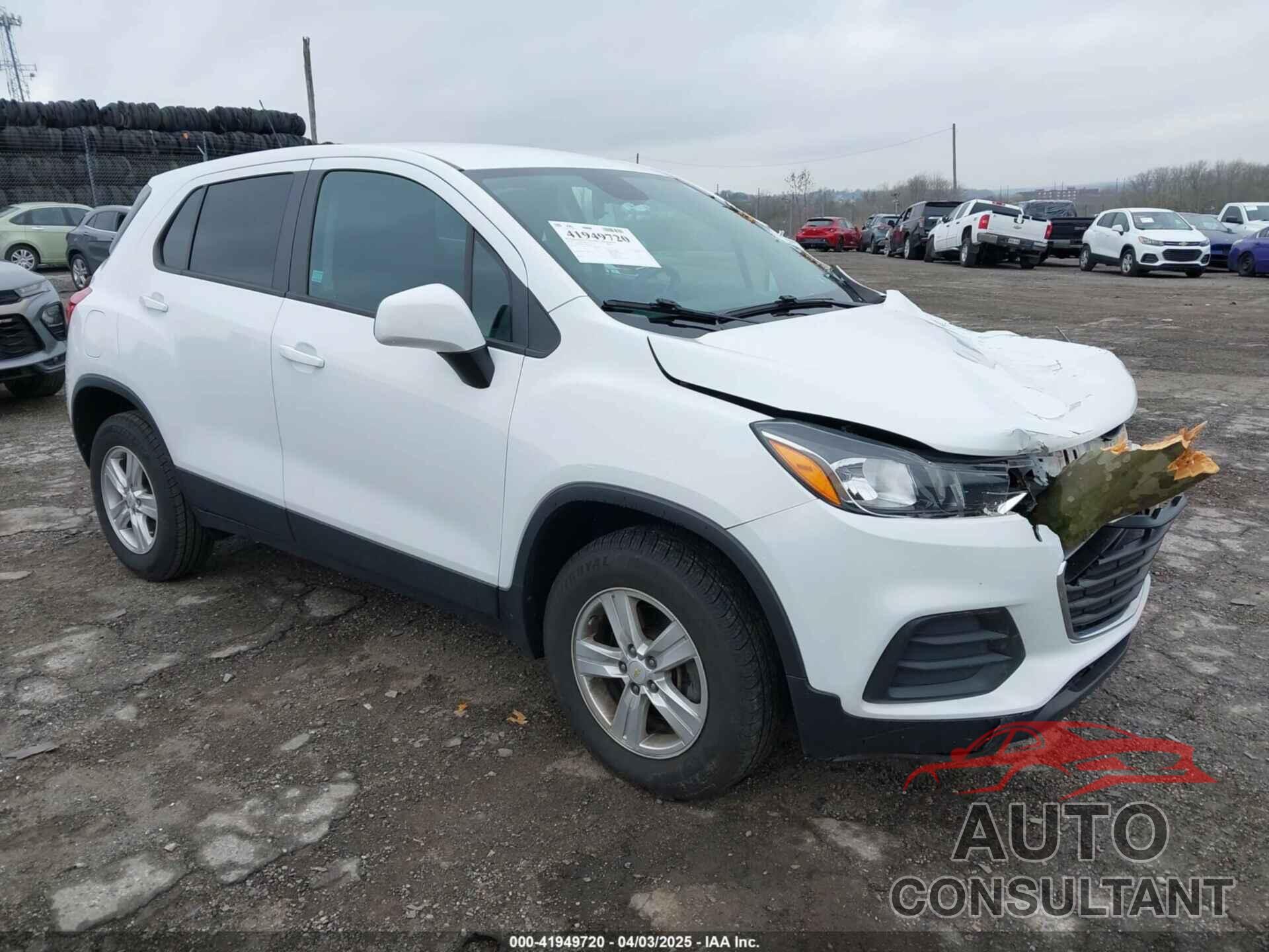CHEVROLET TRAX 2020 - KL7CJNSB3LB316553