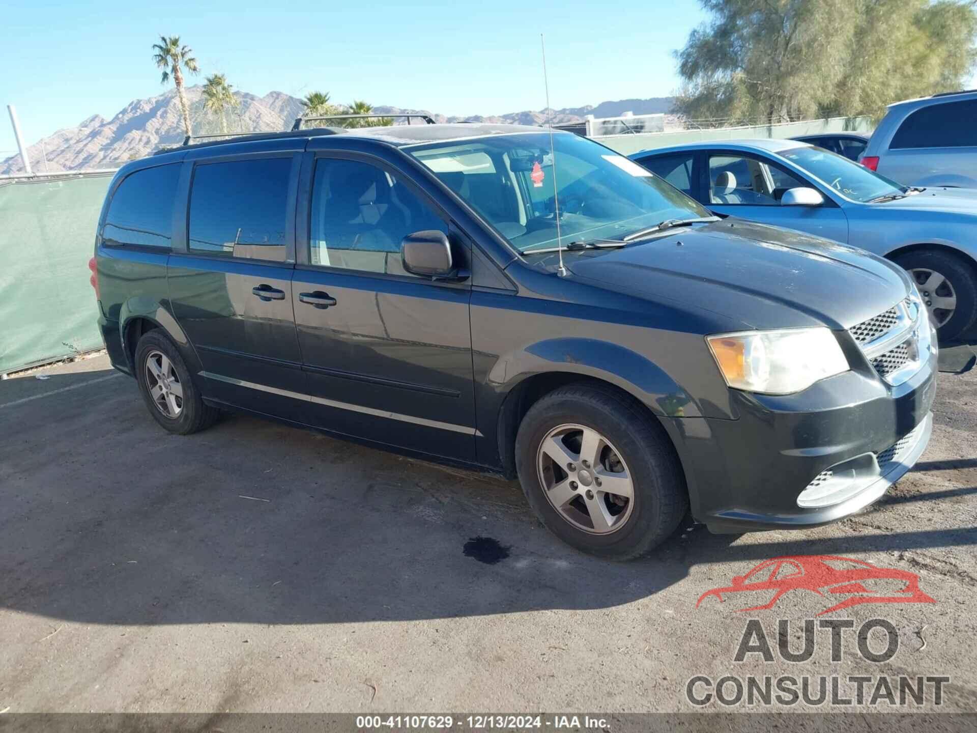 DODGE GRAND CARAVAN 2012 - 2C4RDGCG3CR148876