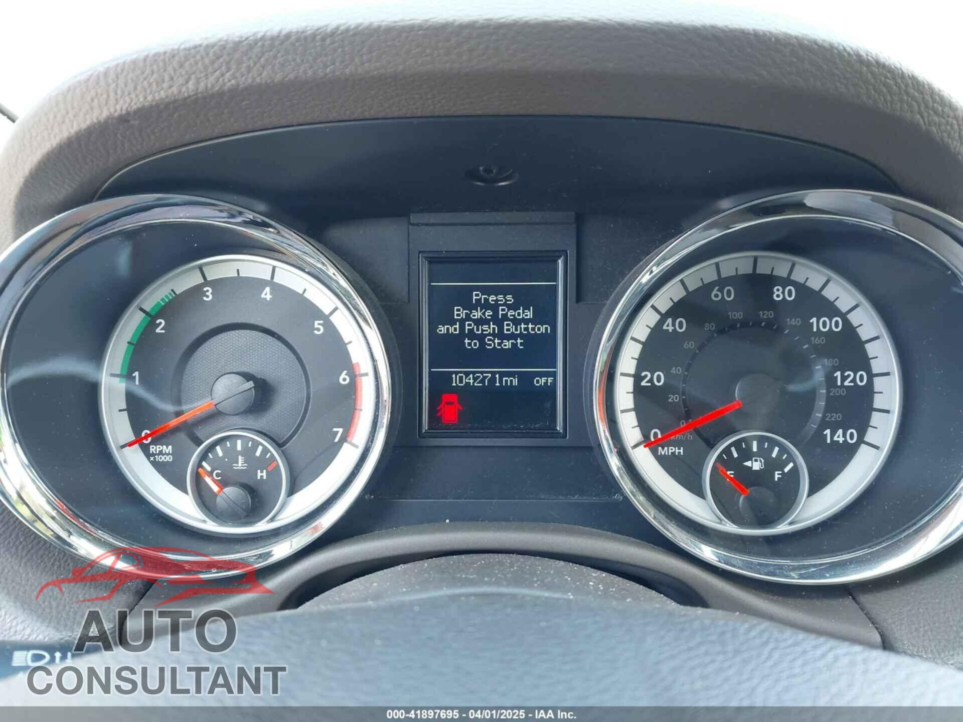 DODGE DURANGO 2012 - 1C4SDJDT8CC112765