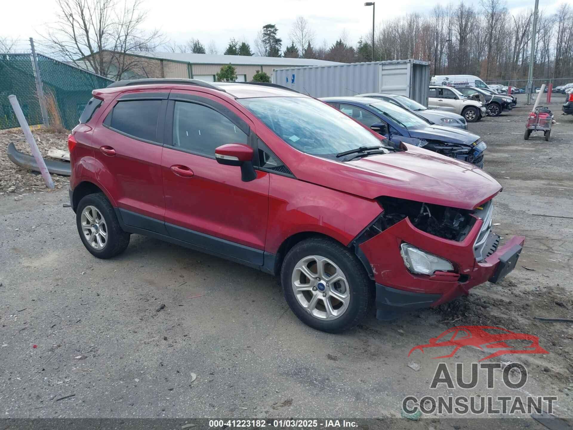 FORD ECOSPORT 2019 - MAJ6S3GL1KC282579