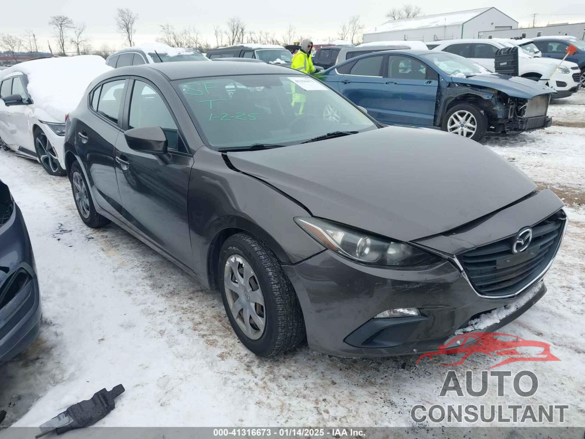 MAZDA MAZDA3 2014 - JM1BM1K79E1191240