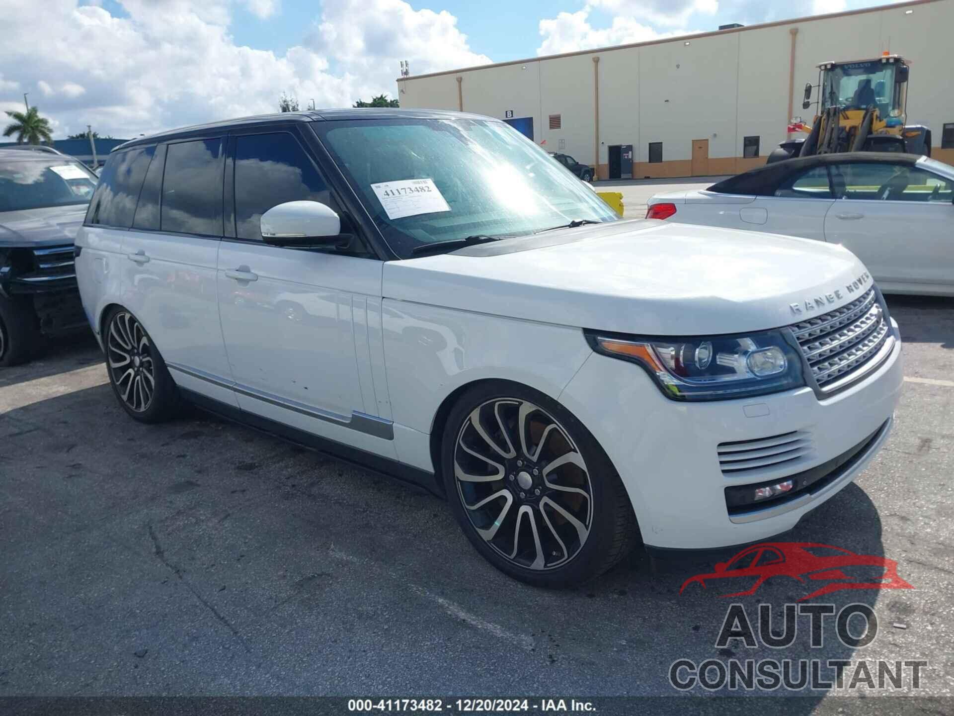 LAND ROVER RANGE ROVER 2014 - SALGS2TF3EA185563
