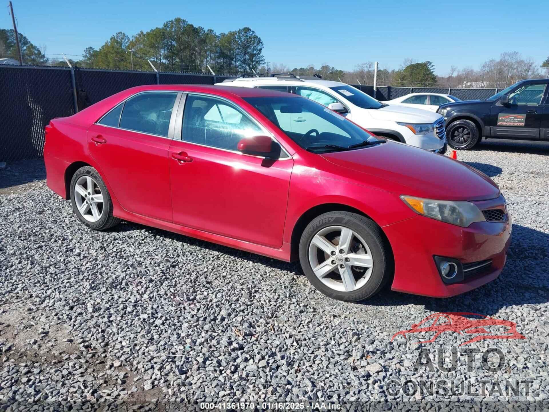 TOYOTA CAMRY 2012 - 4T1BF1FKXCU563099