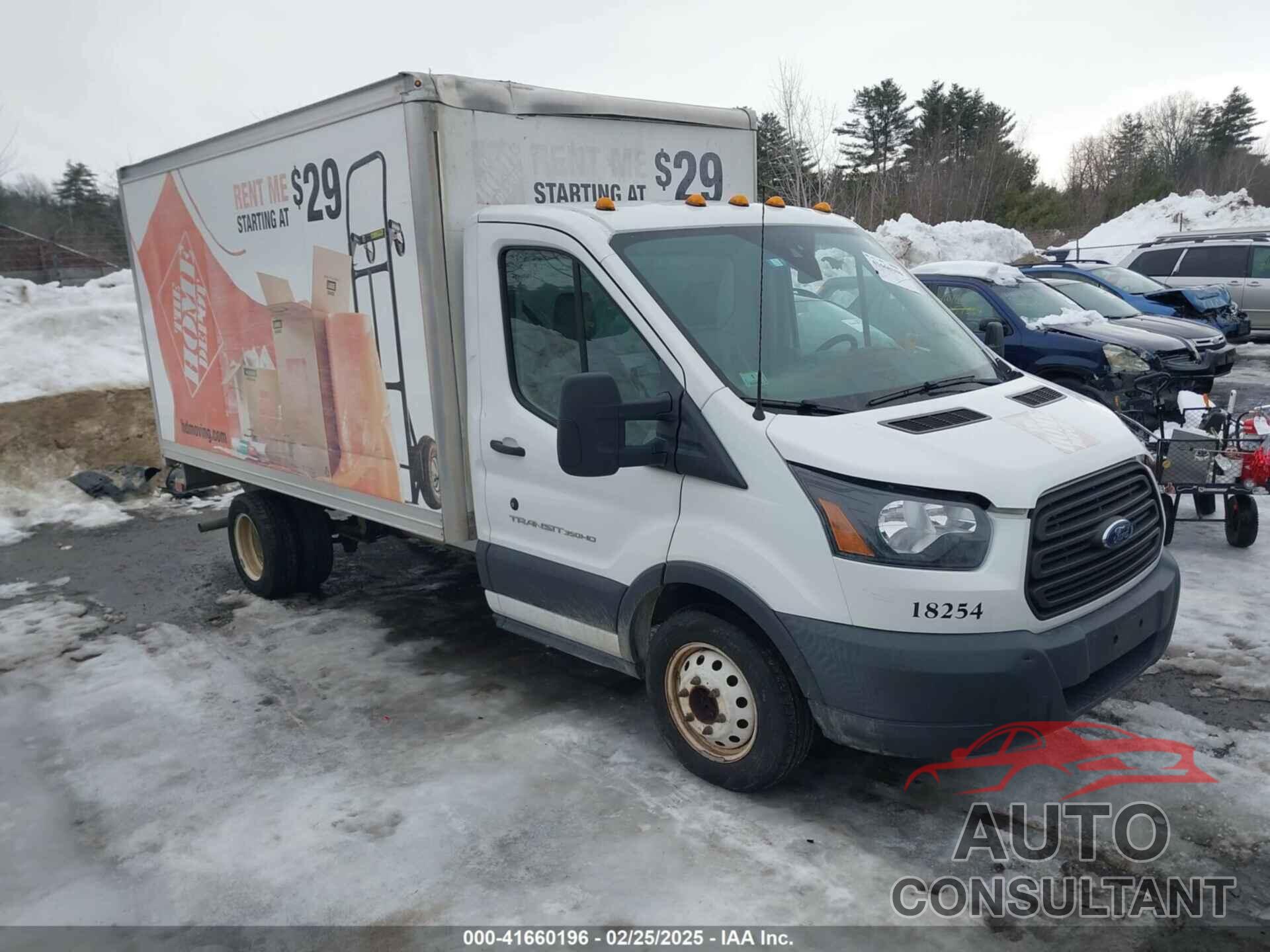 FORD TRANSIT-350 CAB 2018 - 1FDBF8ZM0JKA87380