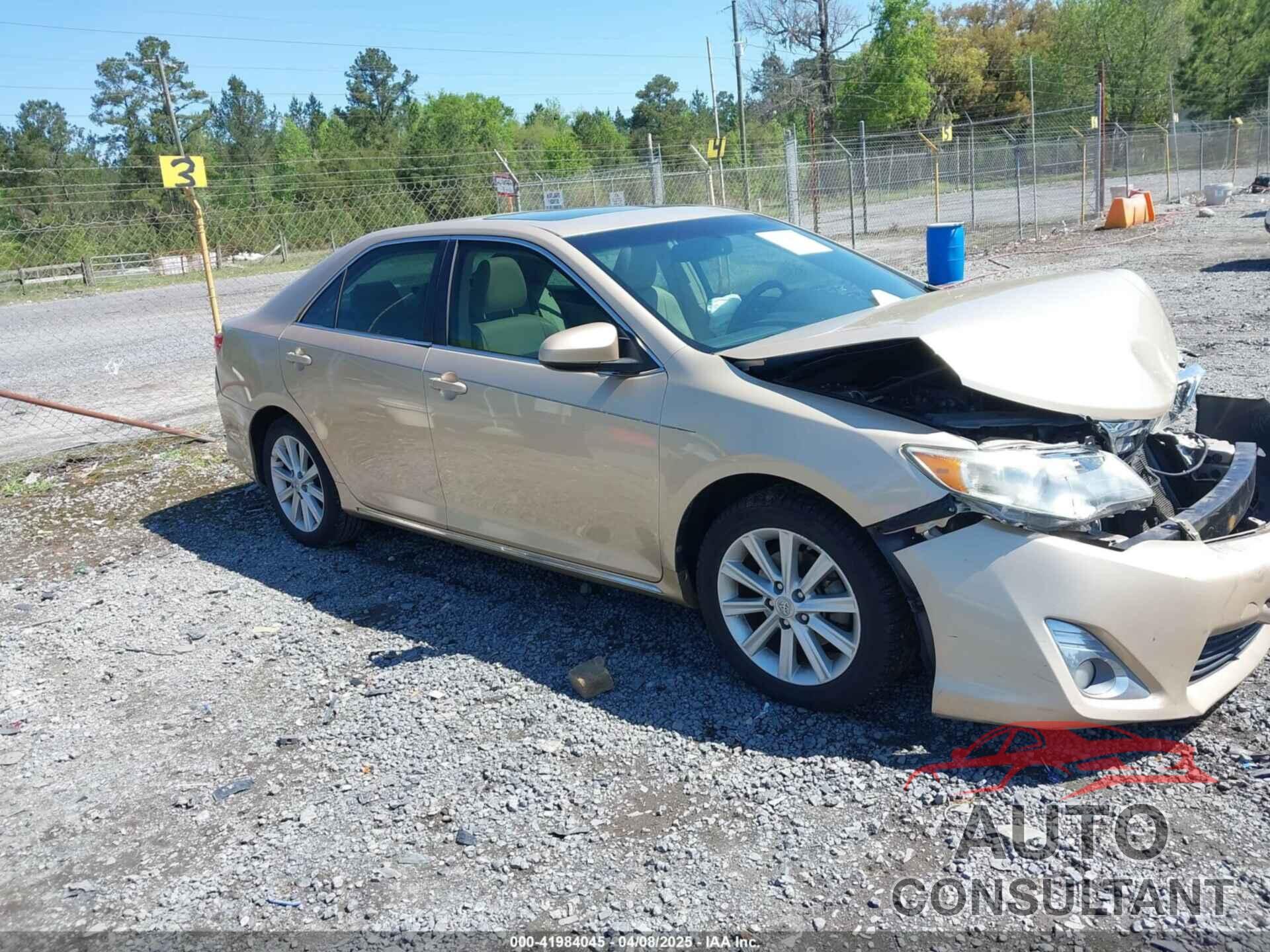 TOYOTA CAMRY 2012 - 4T1BF1FK9CU143236