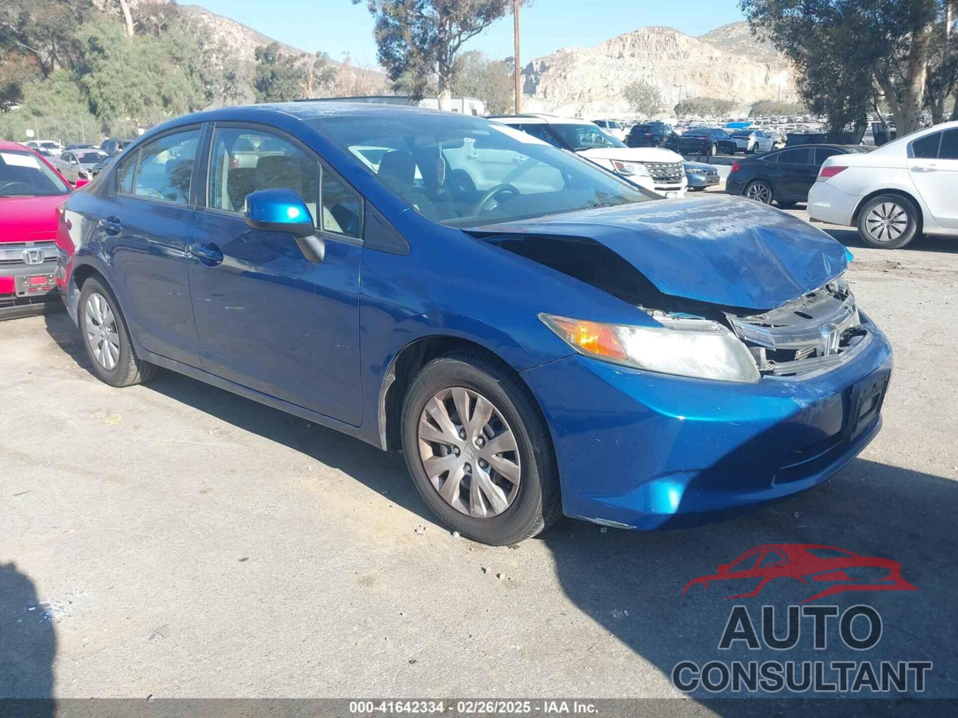 HONDA CIVIC 2012 - 19XFB2F53CE321352