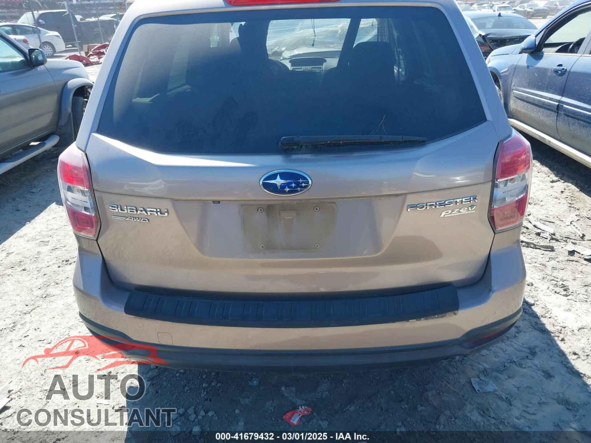 SUBARU FORESTER 2015 - JF2SJADC8FH577337