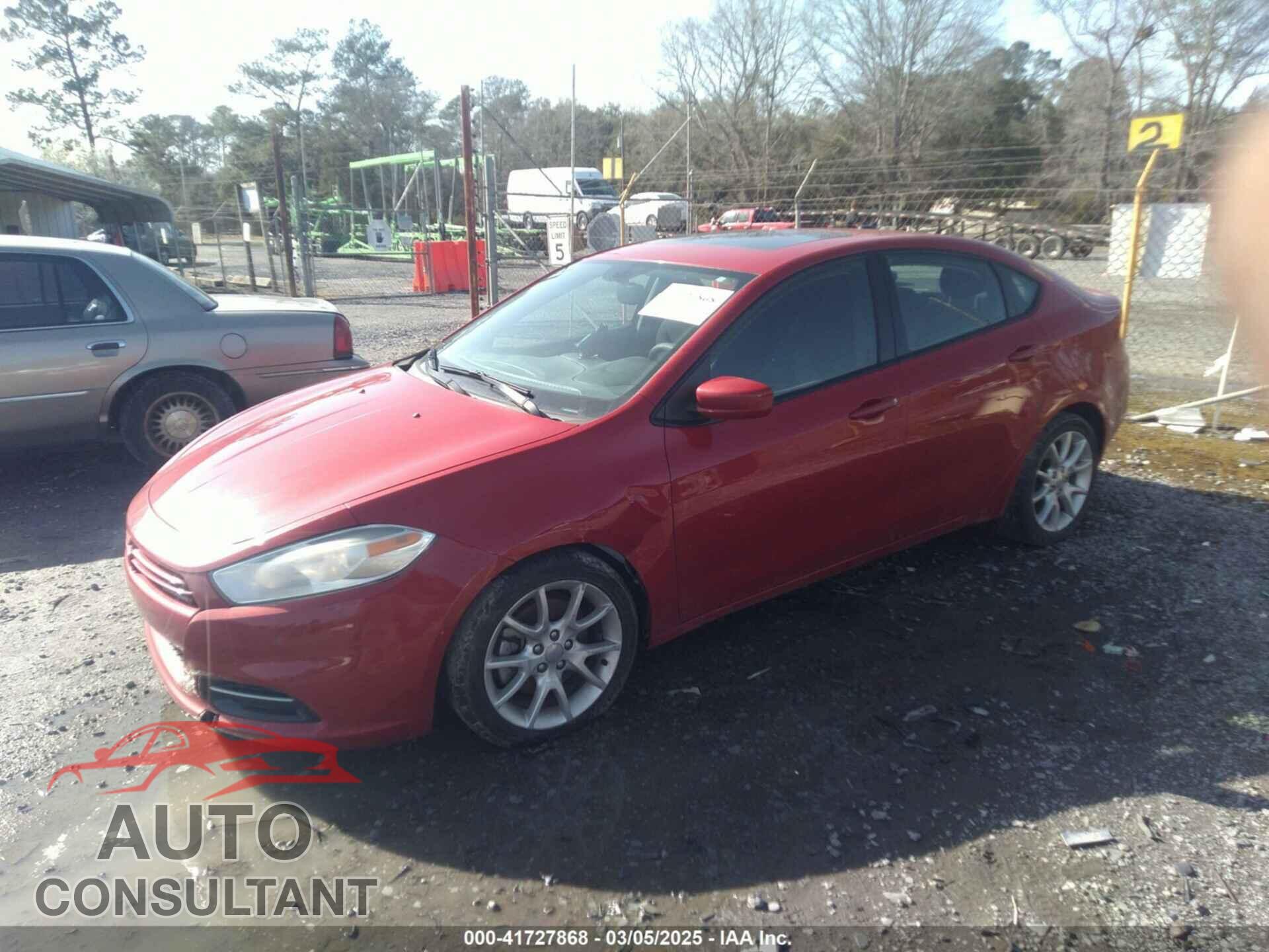 DODGE DART 2013 - 1C3CDFBA5DD337227