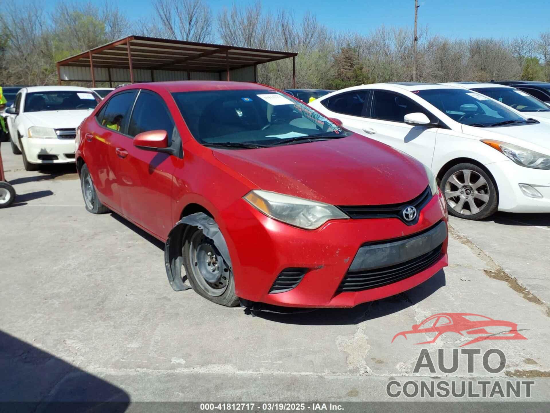 TOYOTA COROLLA 2014 - 5YFBURHE9EP104355