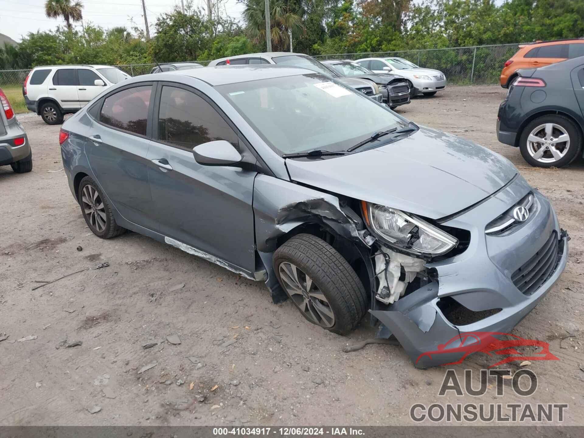 HYUNDAI ACCENT 2017 - KMHCT4AEXHU372144