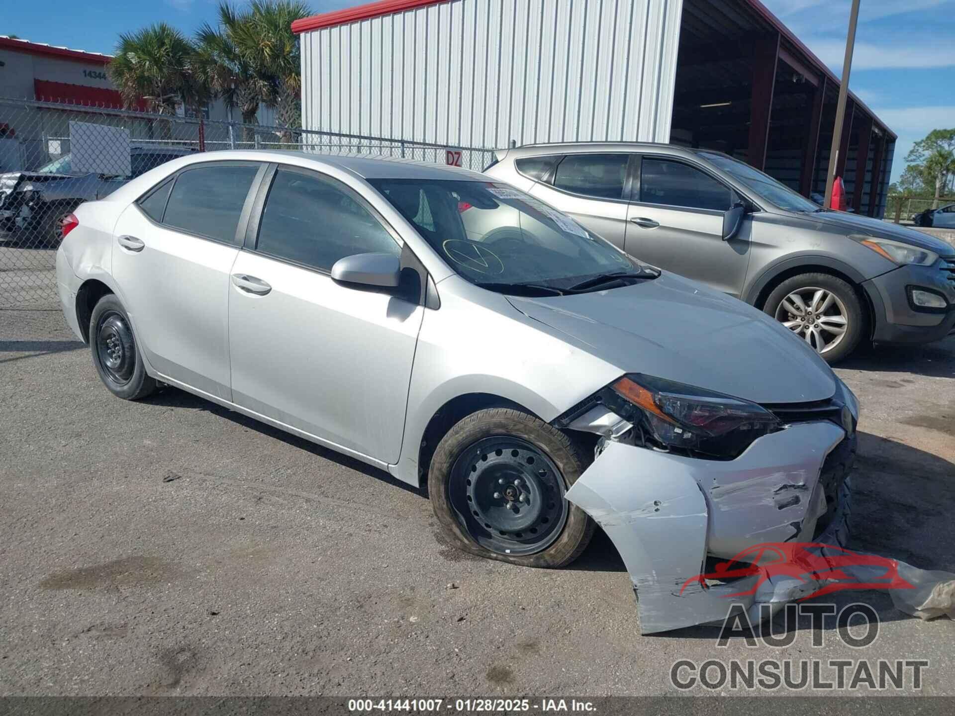 TOYOTA COROLLA 2019 - 2T1BURHE7KC246733