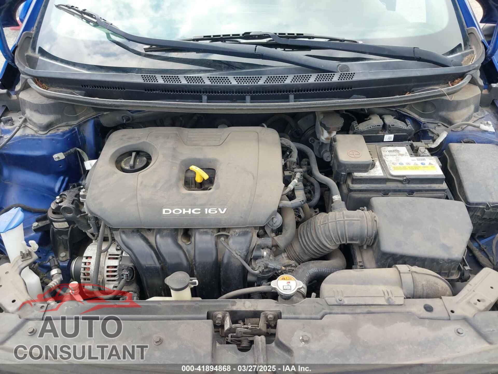 KIA FORTE 2017 - 3KPFK4A74HE160960